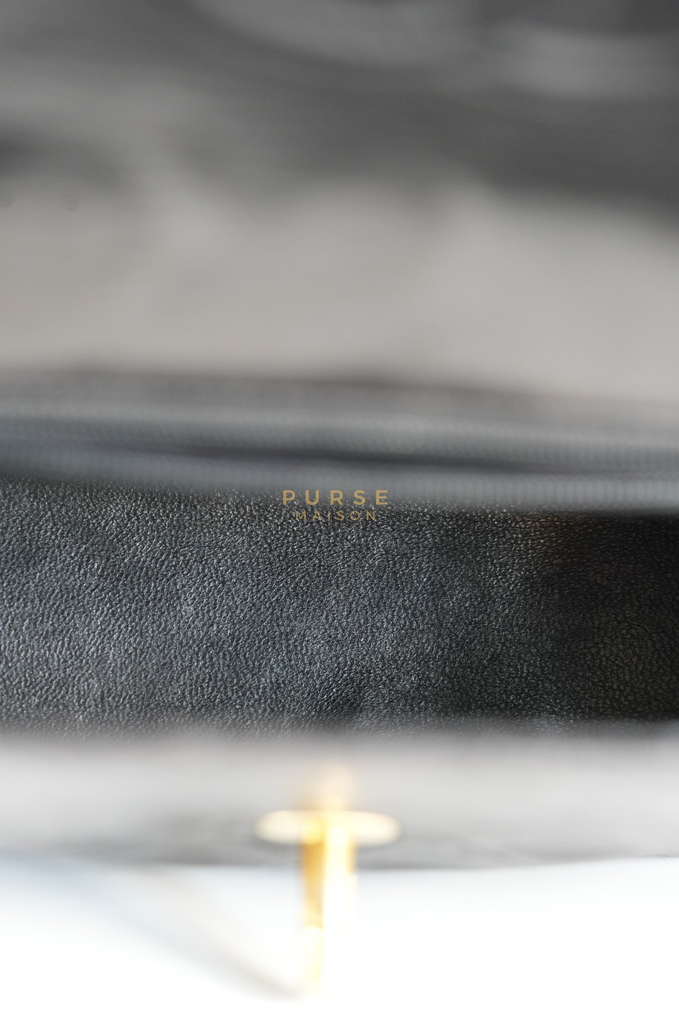 Vintage Mini Square Flap Bag in Black Quilted Lambskin Leather & Gold Hardware Series 4 | Purse Maison Luxury Bags Shop