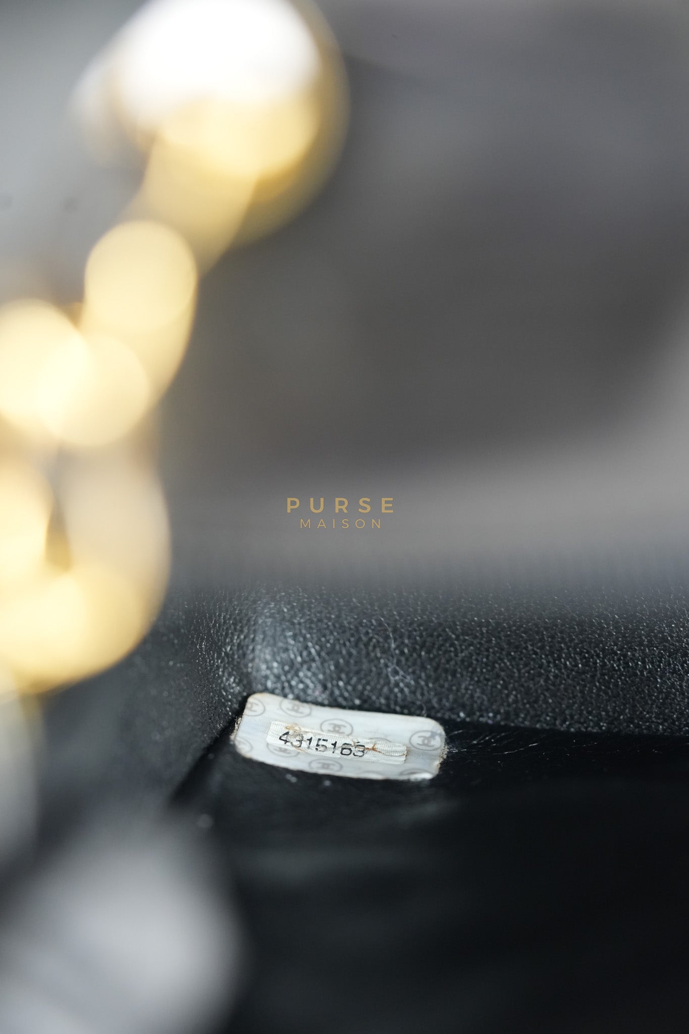 Vintage Mini Square Flap Bag in Black Quilted Lambskin Leather & Gold Hardware Series 4 | Purse Maison Luxury Bags Shop