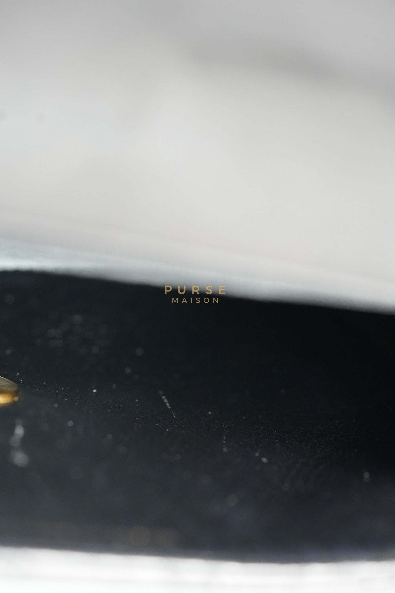 Vintage Mini Square Flap Bag in Black Quilted Lambskin Leather & Gold Hardware Series 4 | Purse Maison Luxury Bags Shop