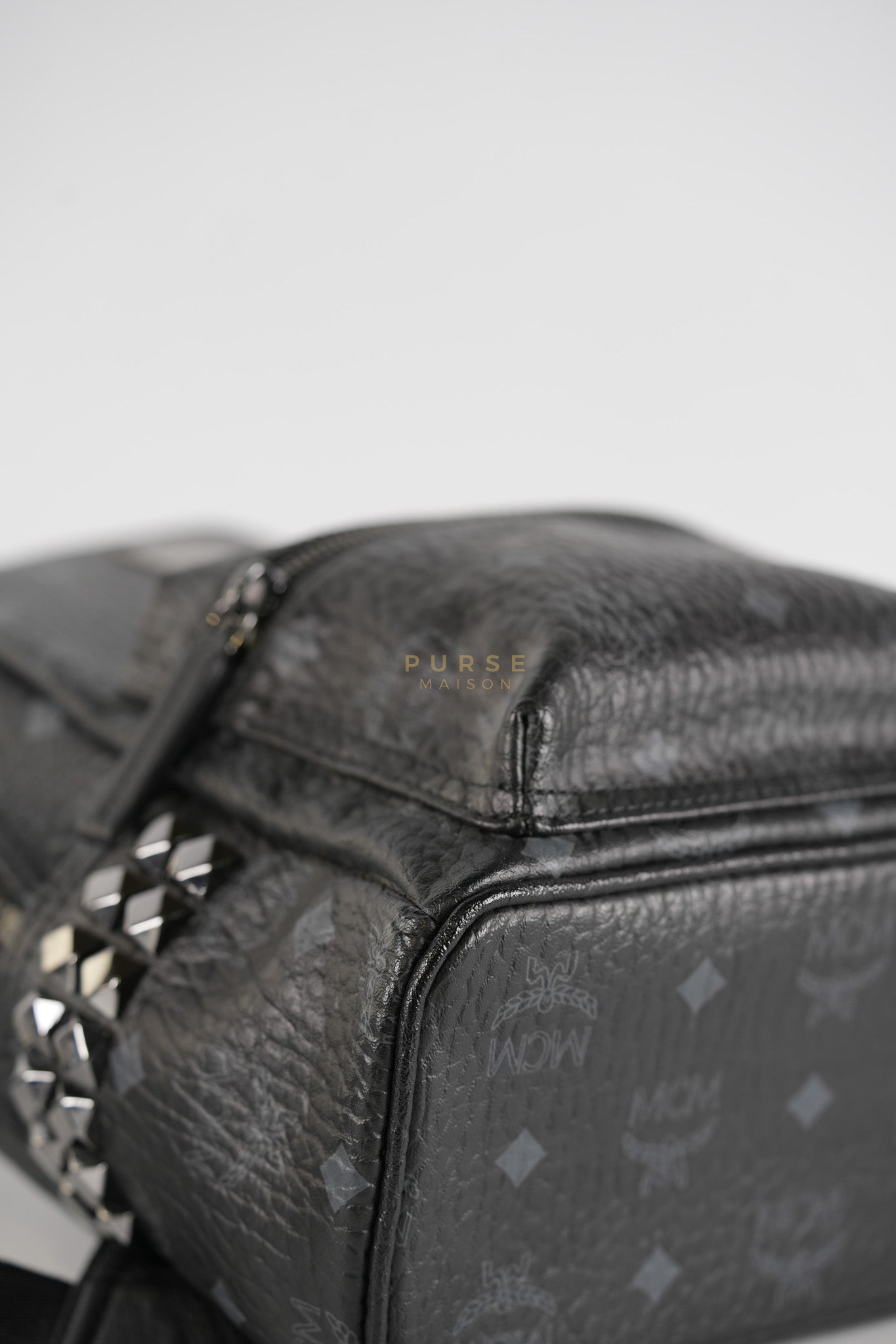 Visetos Stark Small Side Stud Backpack | Purse Maison Luxury Bags Shop
