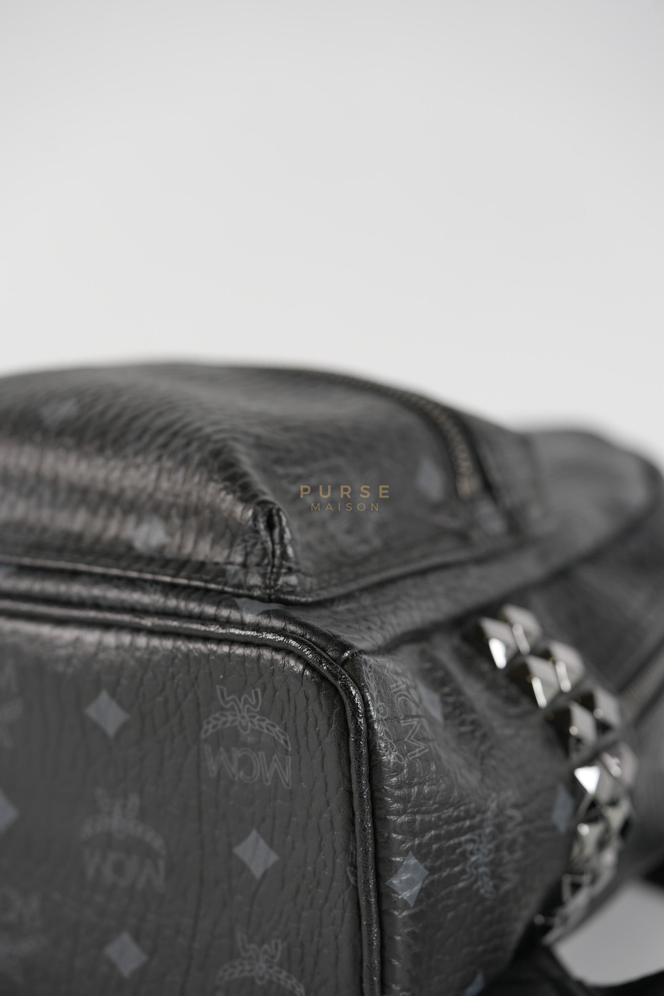 Visetos Stark Small Side Stud Backpack | Purse Maison Luxury Bags Shop