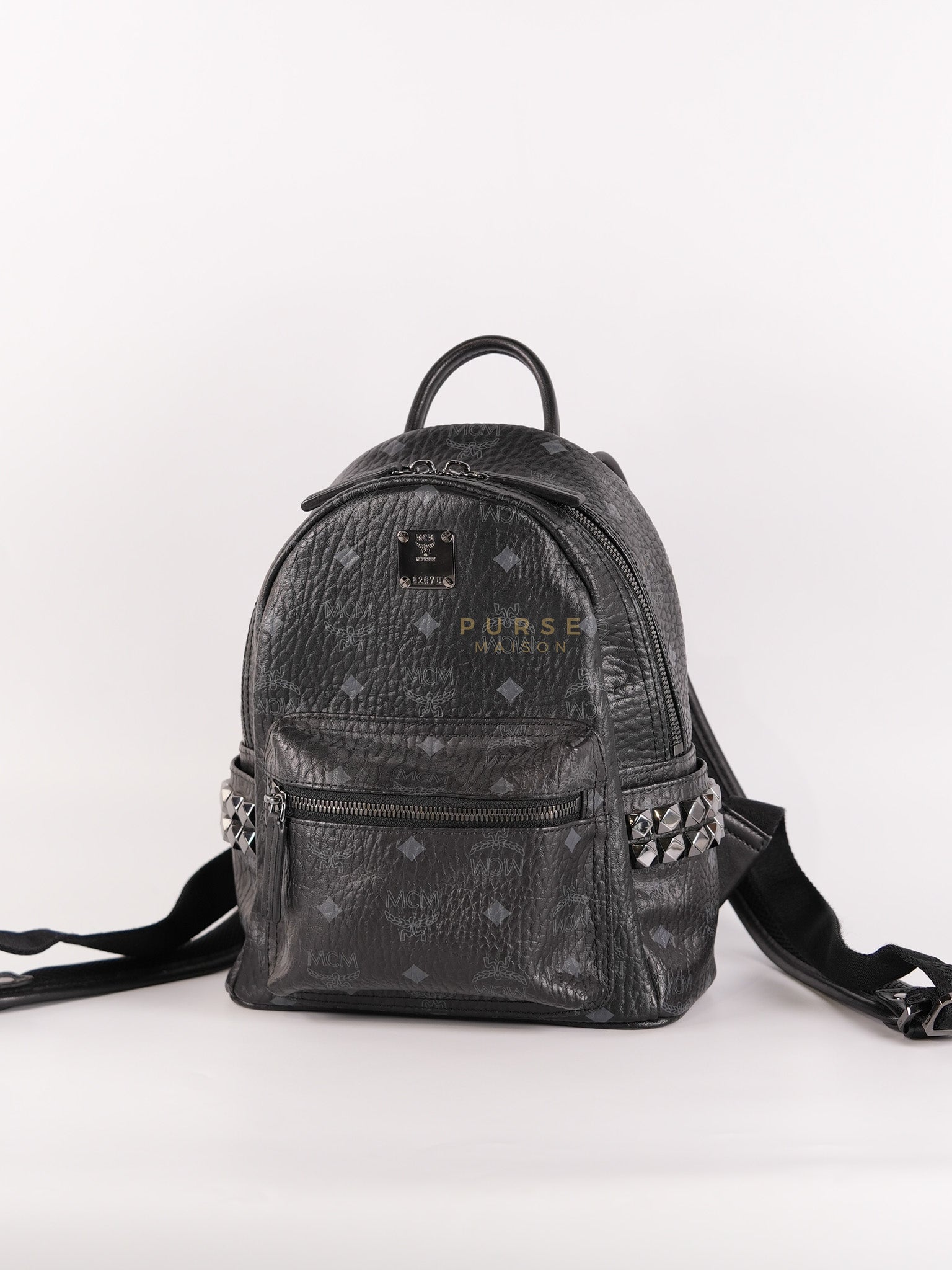 Visetos Stark Small Side Stud Backpack | Purse Maison Luxury Bags Shop