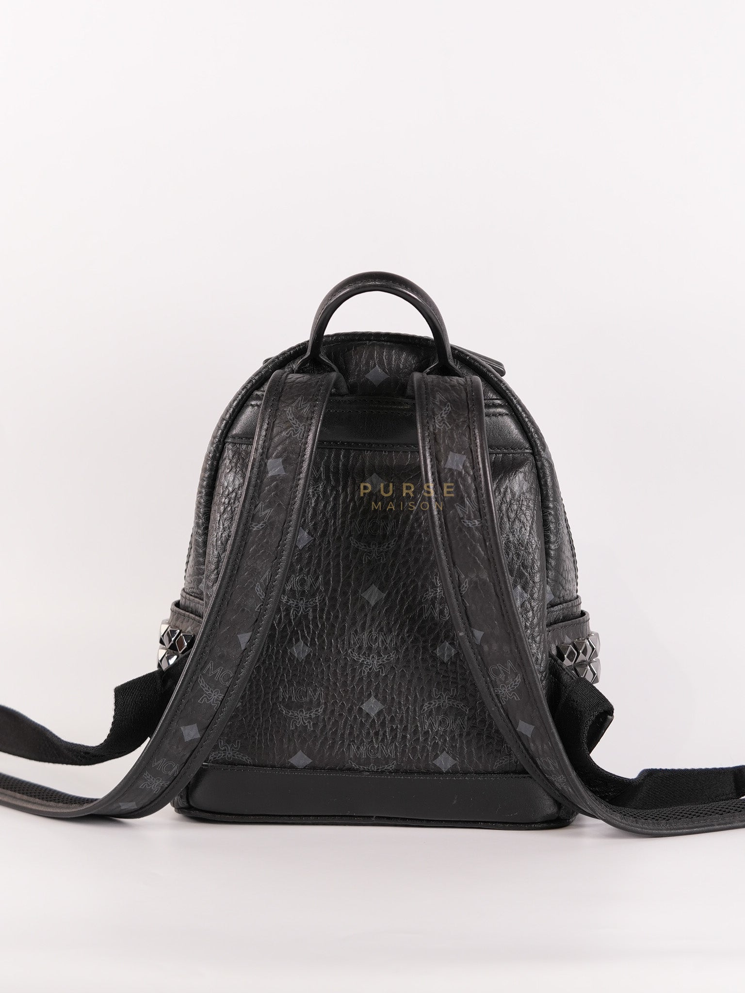 Visetos Stark Small Side Stud Backpack | Purse Maison Luxury Bags Shop