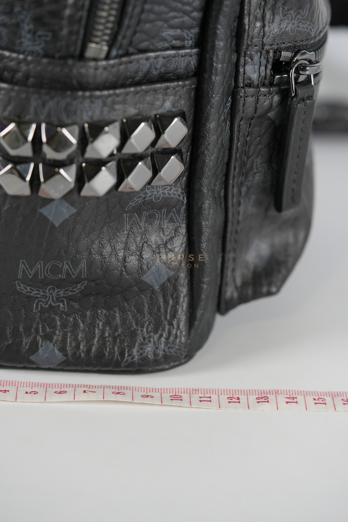 Visetos Stark Small Side Stud Backpack | Purse Maison Luxury Bags Shop