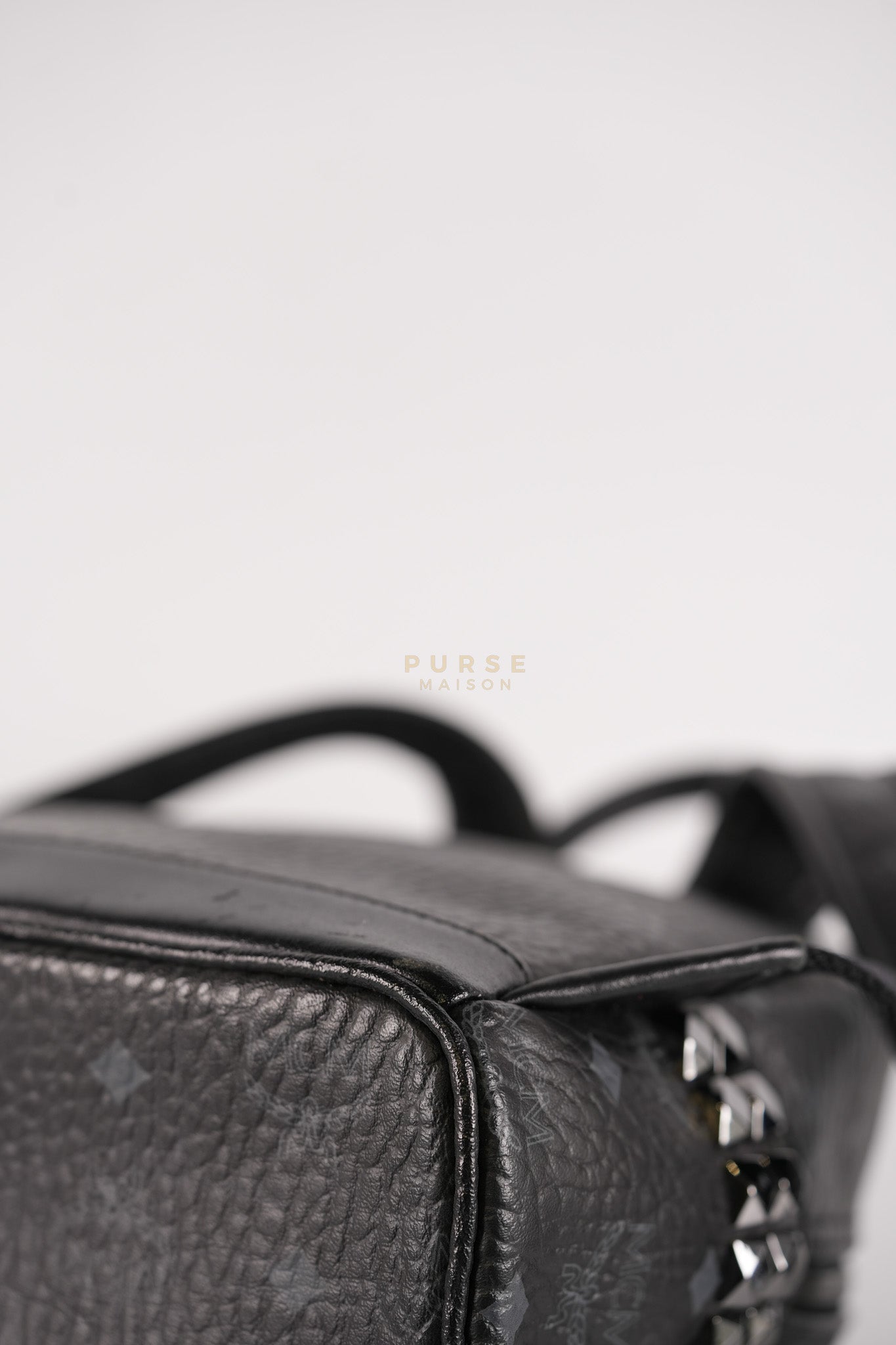 Visetos Stark Small Side Stud Backpack | Purse Maison Luxury Bags Shop