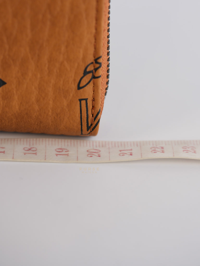 Visetoso Gold Calfskin Leather Zippy Wallet | Purse Maison Luxury Bags Shop