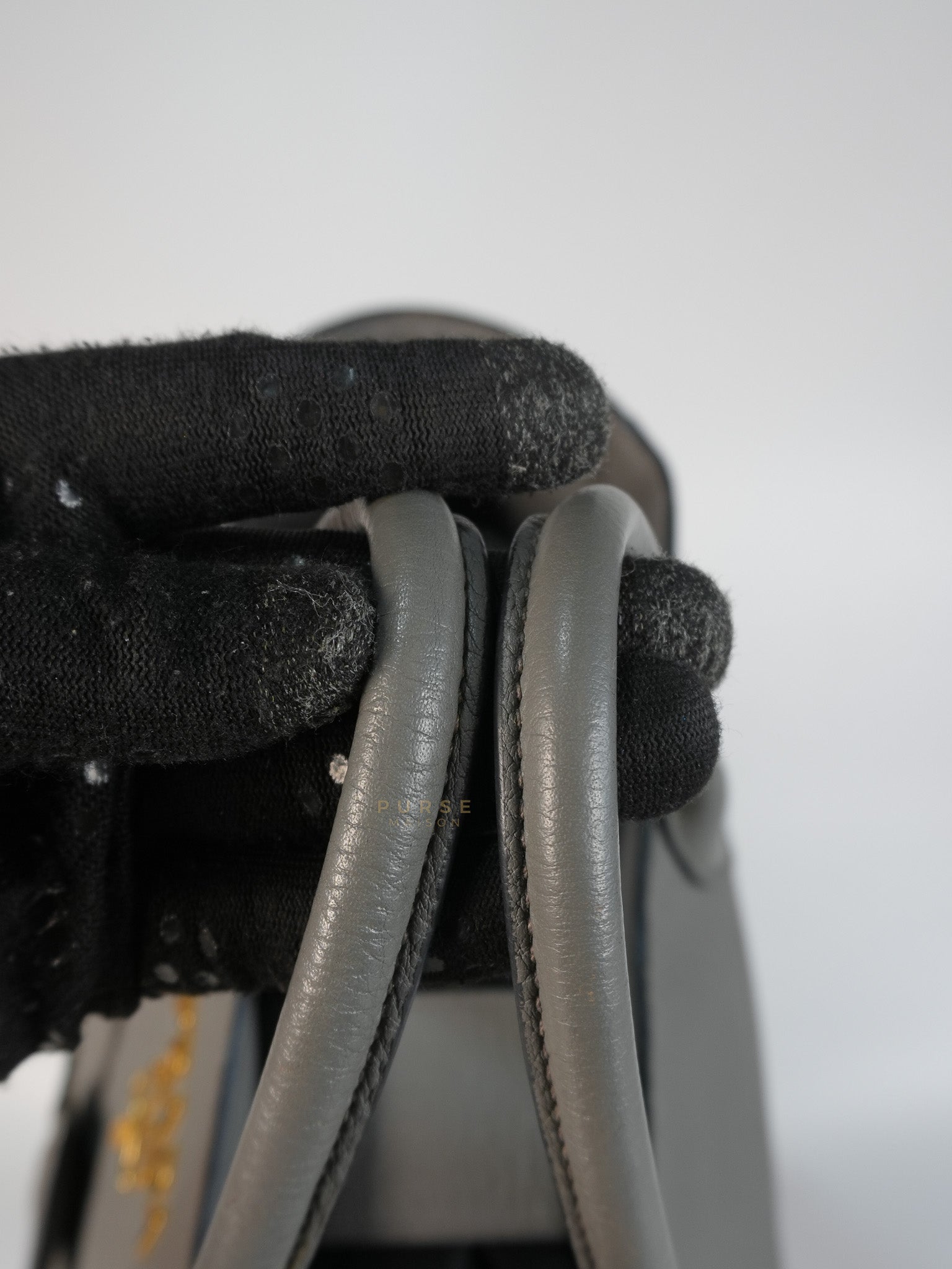 Vitello Daino Large Tote Bag in Clay Gray | Purse Maison Luxury Bags Shop