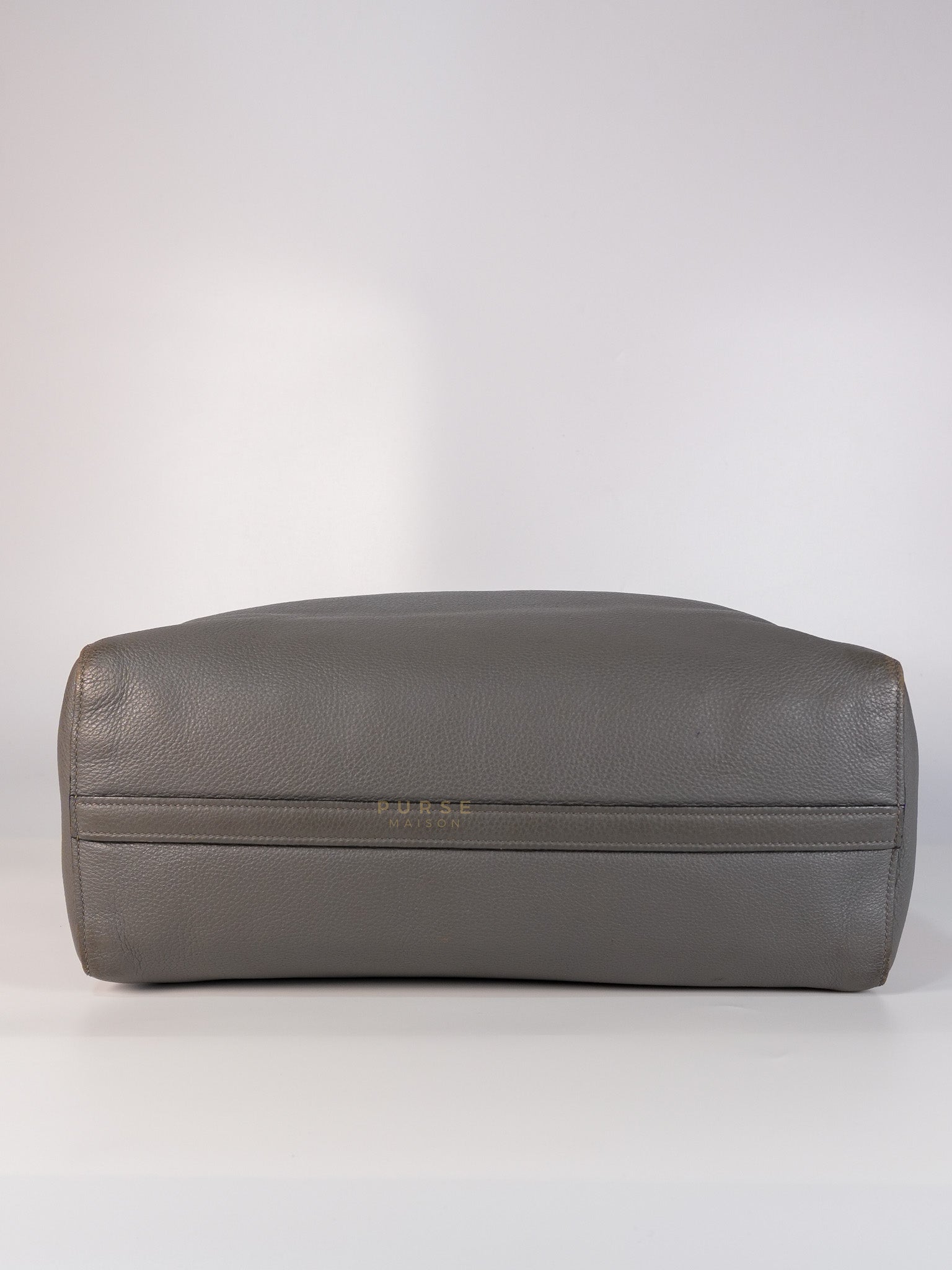 Vitello Daino Large Tote Bag in Clay Gray | Purse Maison Luxury Bags Shop