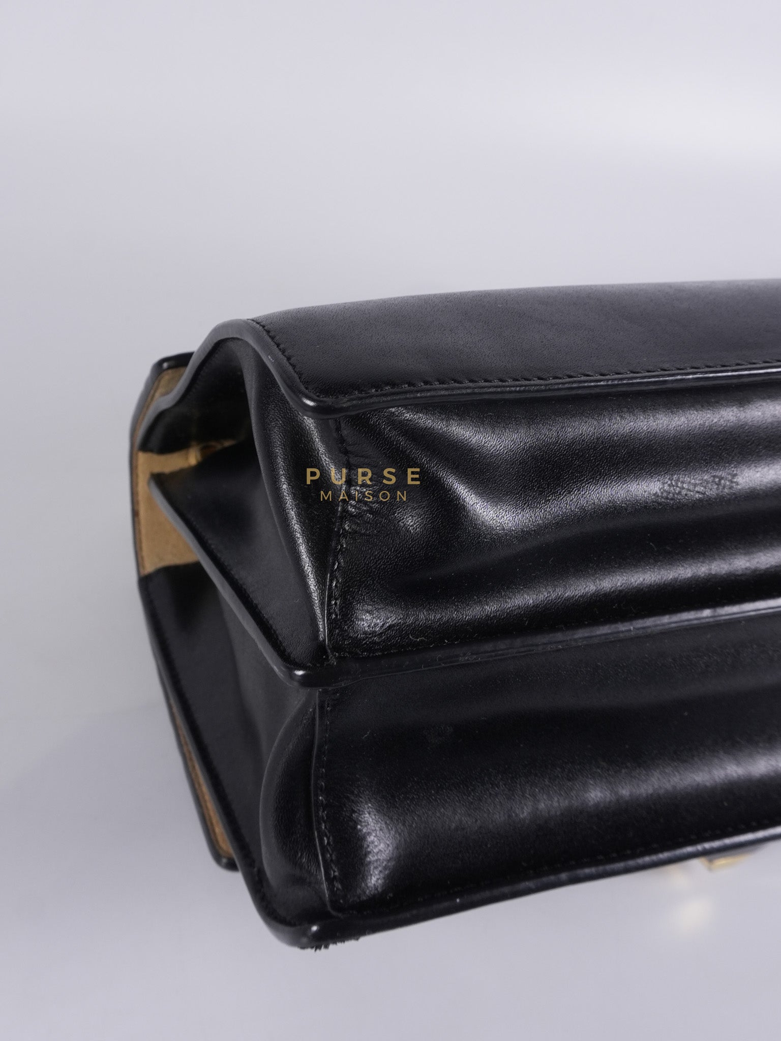 Vitello Liberty Bicolor and Gold Hardware | Purse Maison Luxury Bags Shop