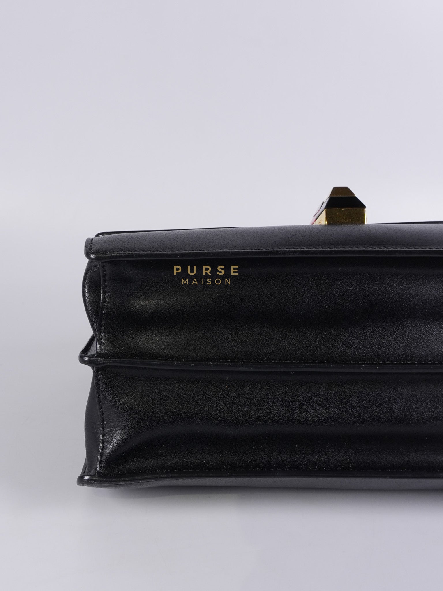 Vitello Liberty Bicolor and Gold Hardware | Purse Maison Luxury Bags Shop