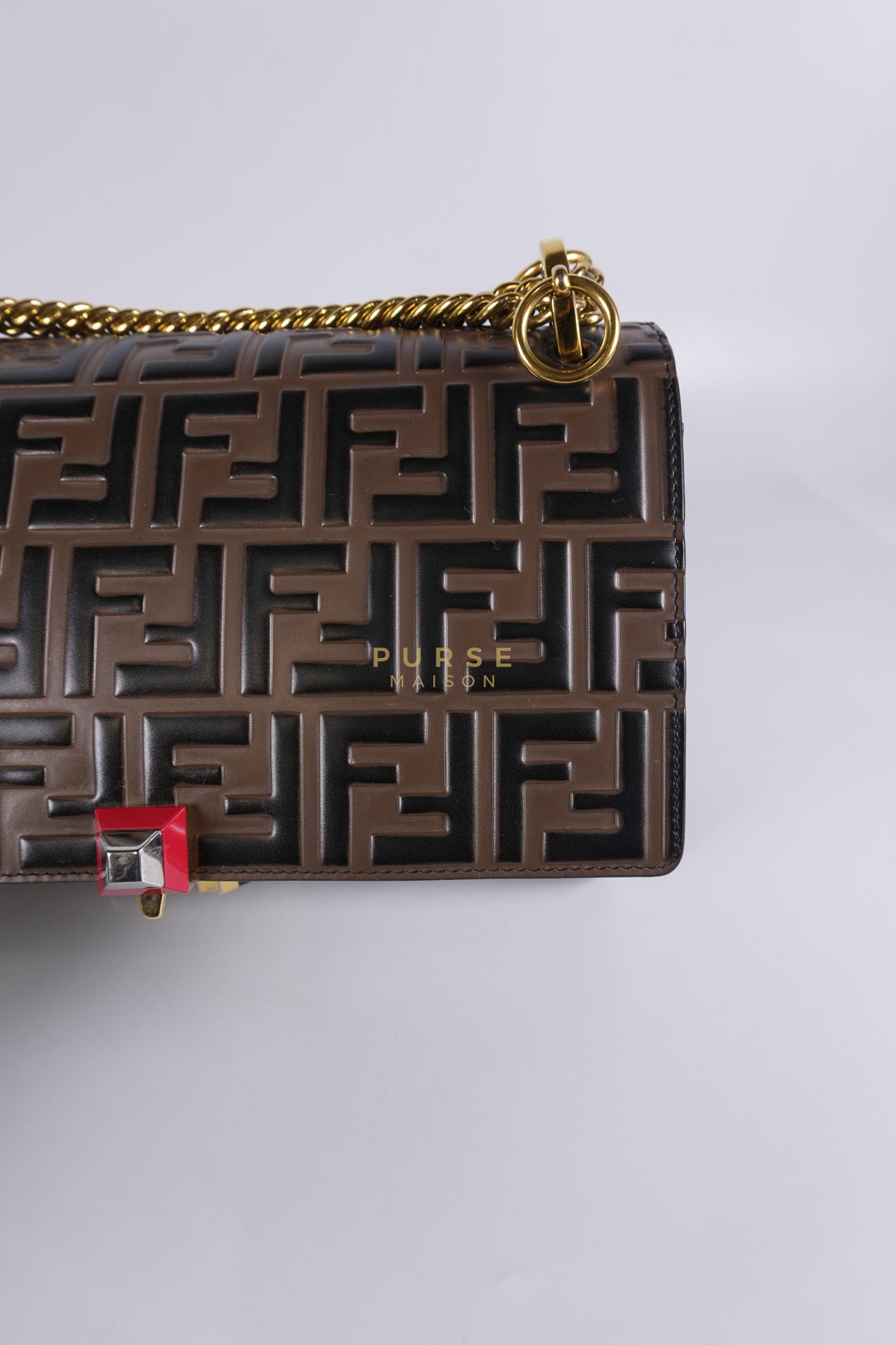 Vitello Liberty Bicolor and Gold Hardware | Purse Maison Luxury Bags Shop