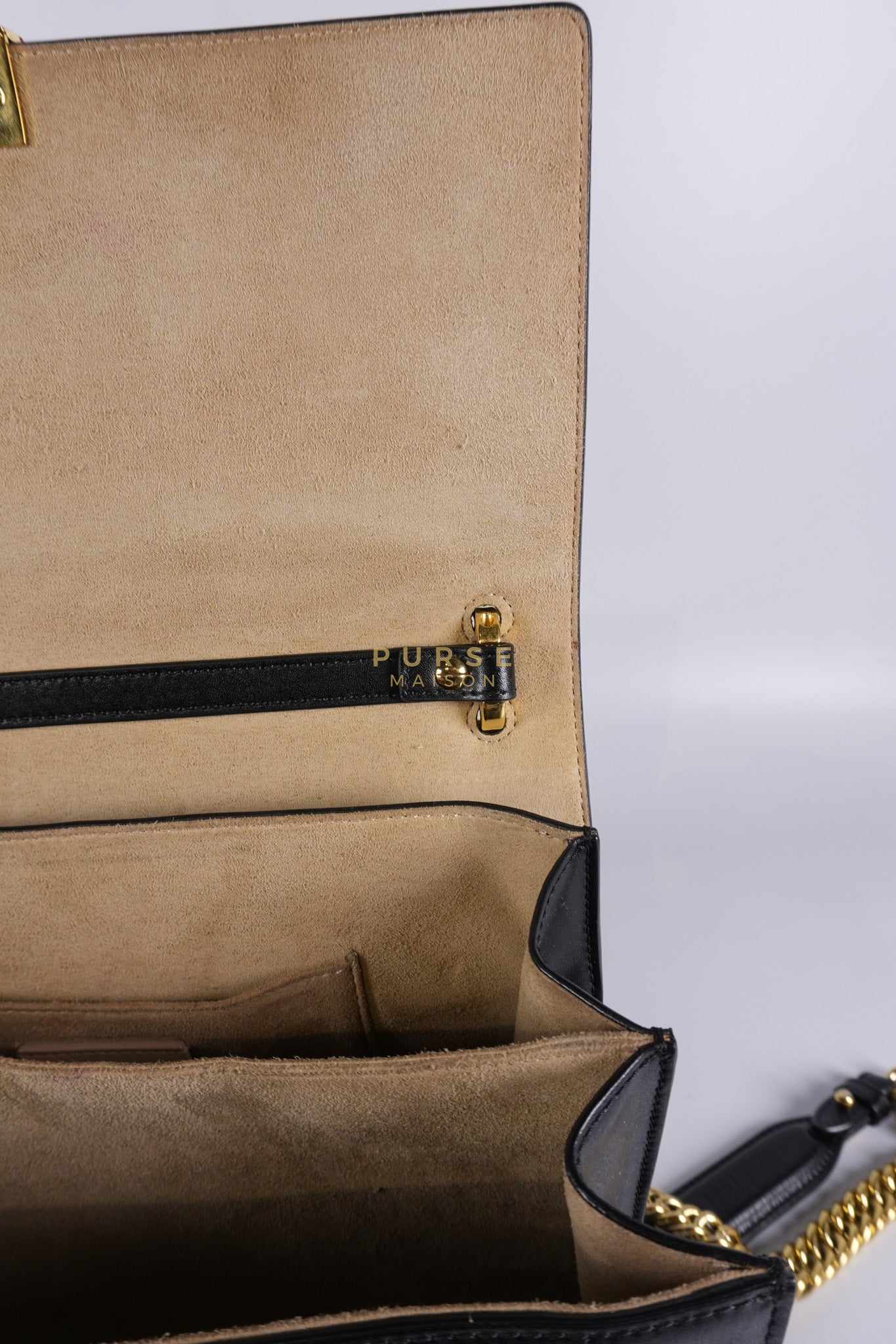 Vitello Liberty Bicolor and Gold Hardware | Purse Maison Luxury Bags Shop