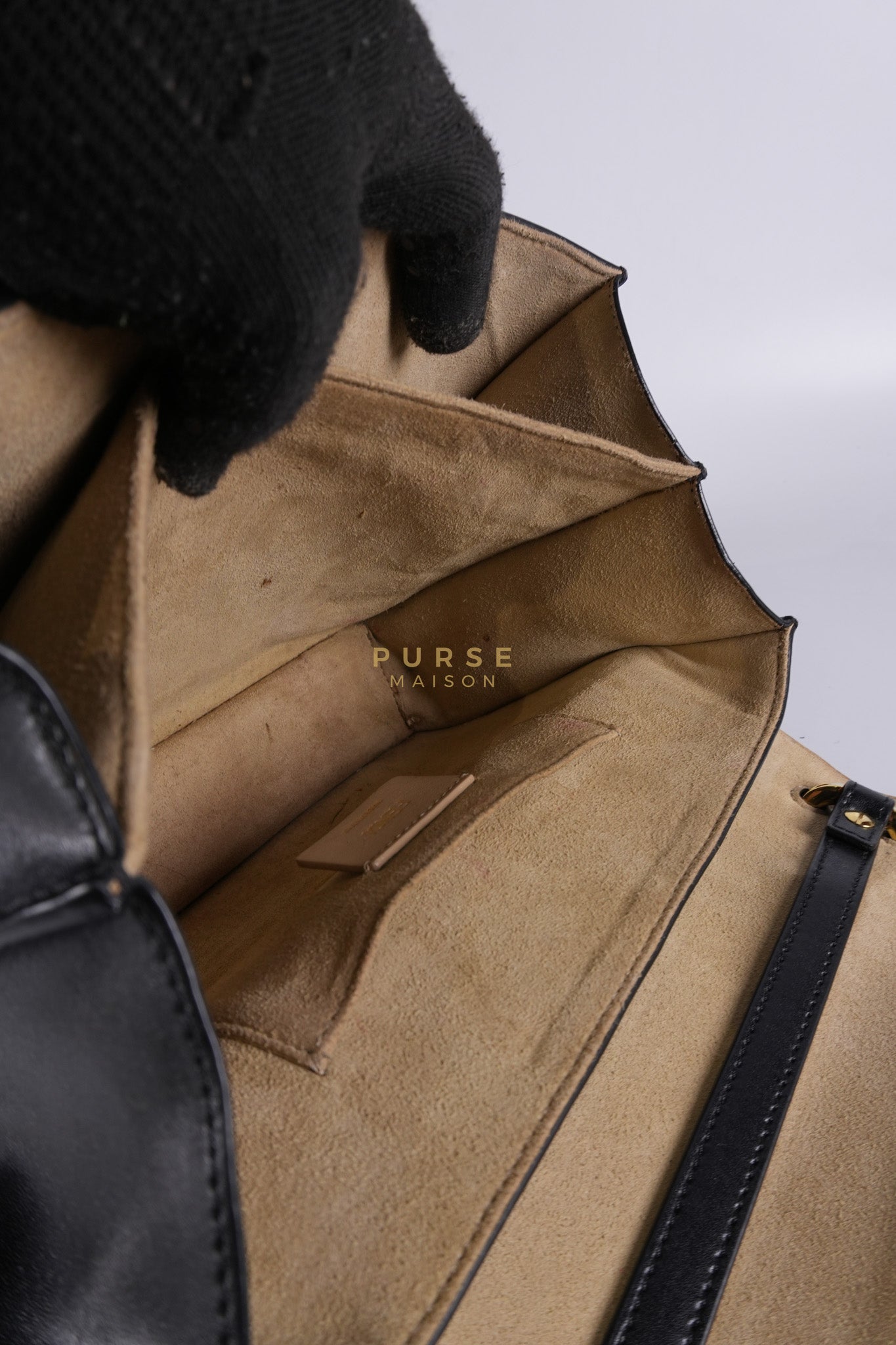 Vitello Liberty Bicolor and Gold Hardware | Purse Maison Luxury Bags Shop