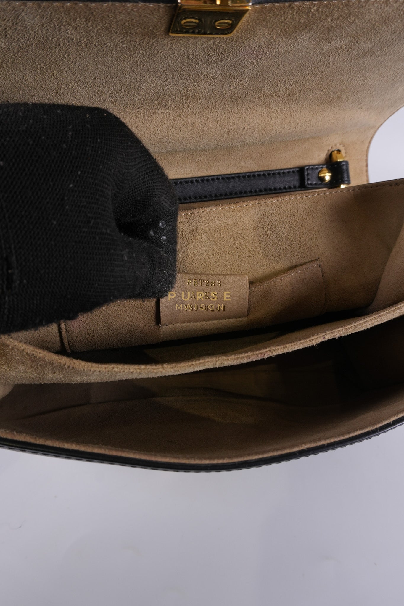 Vitello Liberty Bicolor and Gold Hardware | Purse Maison Luxury Bags Shop