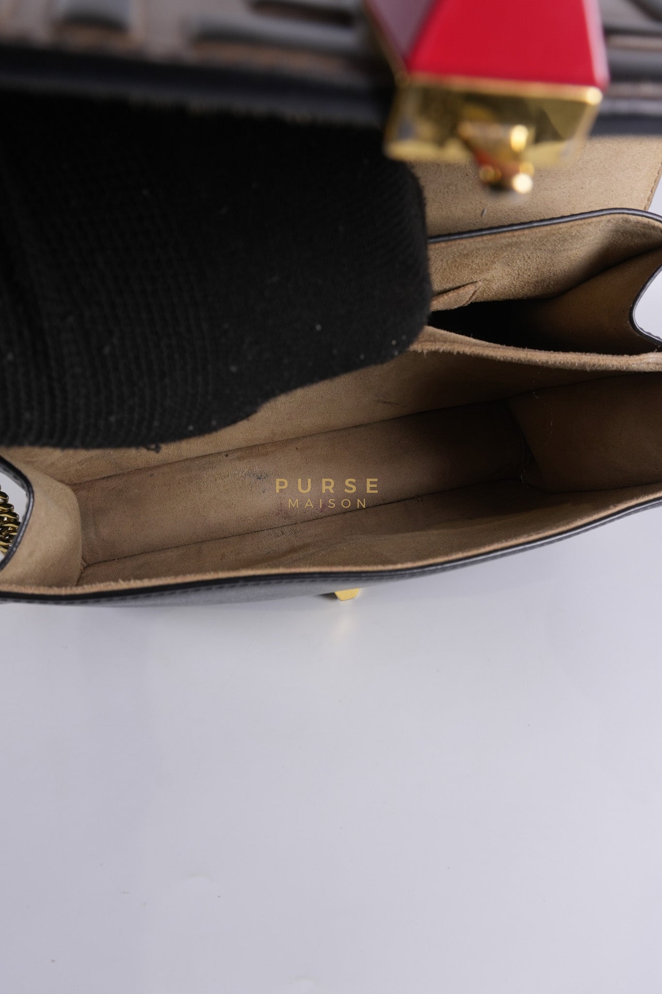 Vitello Liberty Bicolor and Gold Hardware | Purse Maison Luxury Bags Shop