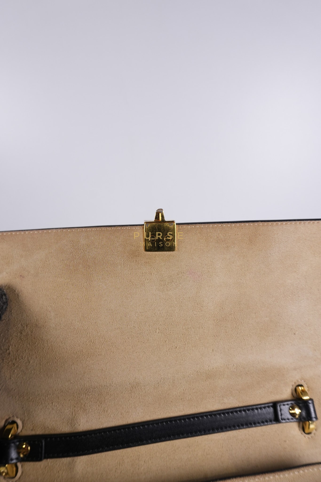 Vitello Liberty Bicolor and Gold Hardware | Purse Maison Luxury Bags Shop