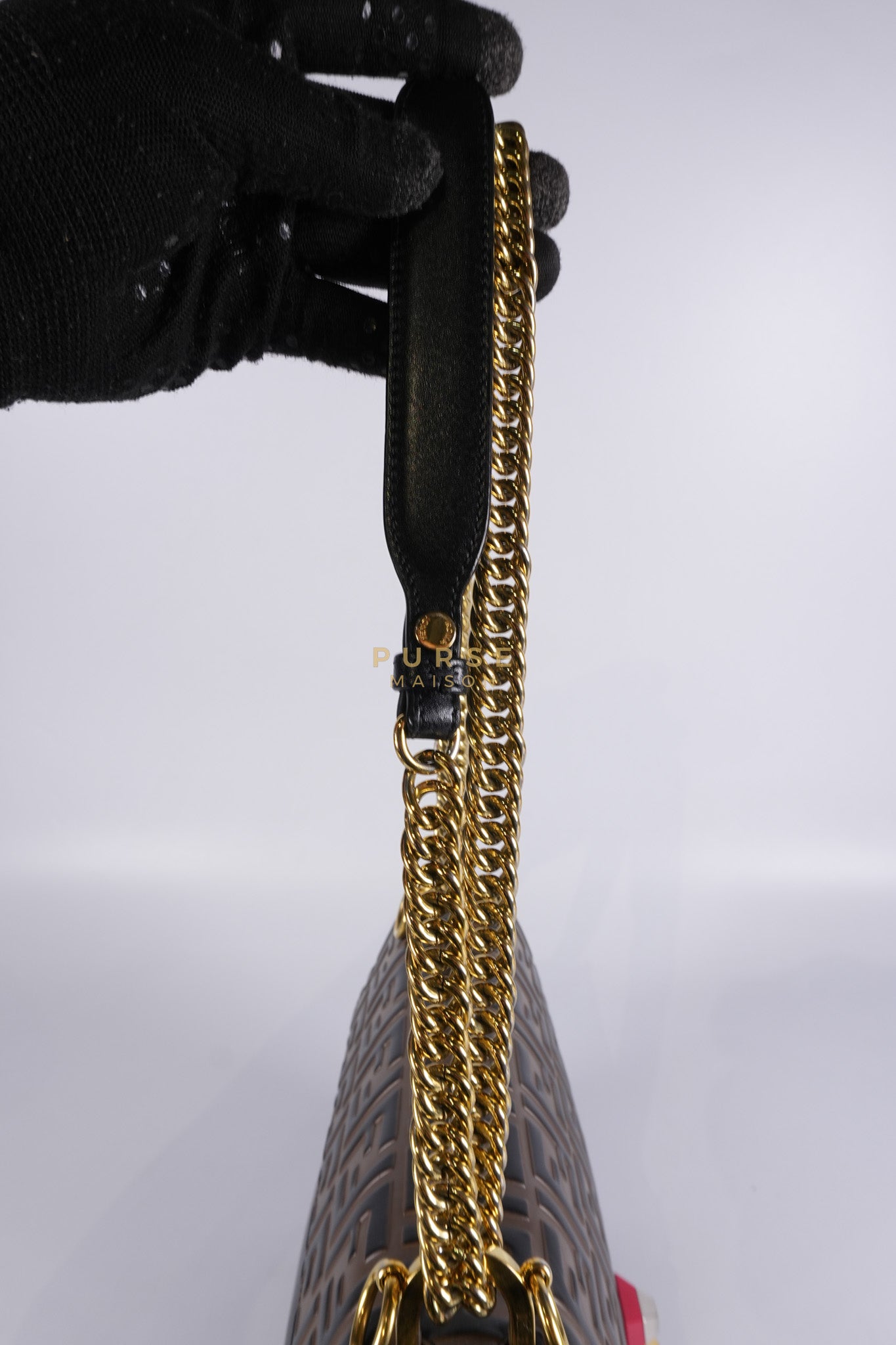 Vitello Liberty Bicolor and Gold Hardware | Purse Maison Luxury Bags Shop