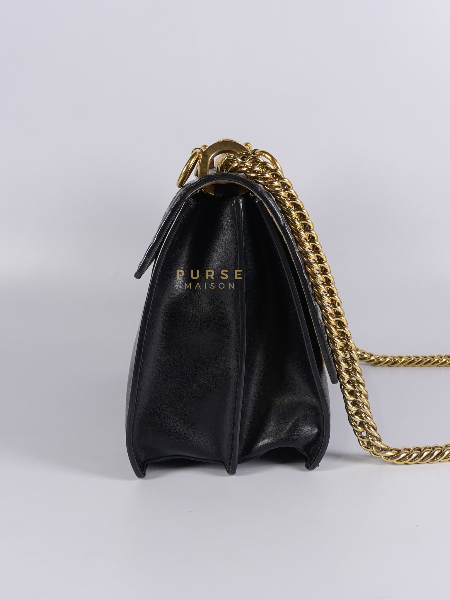 Vitello Liberty Bicolor and Gold Hardware | Purse Maison Luxury Bags Shop