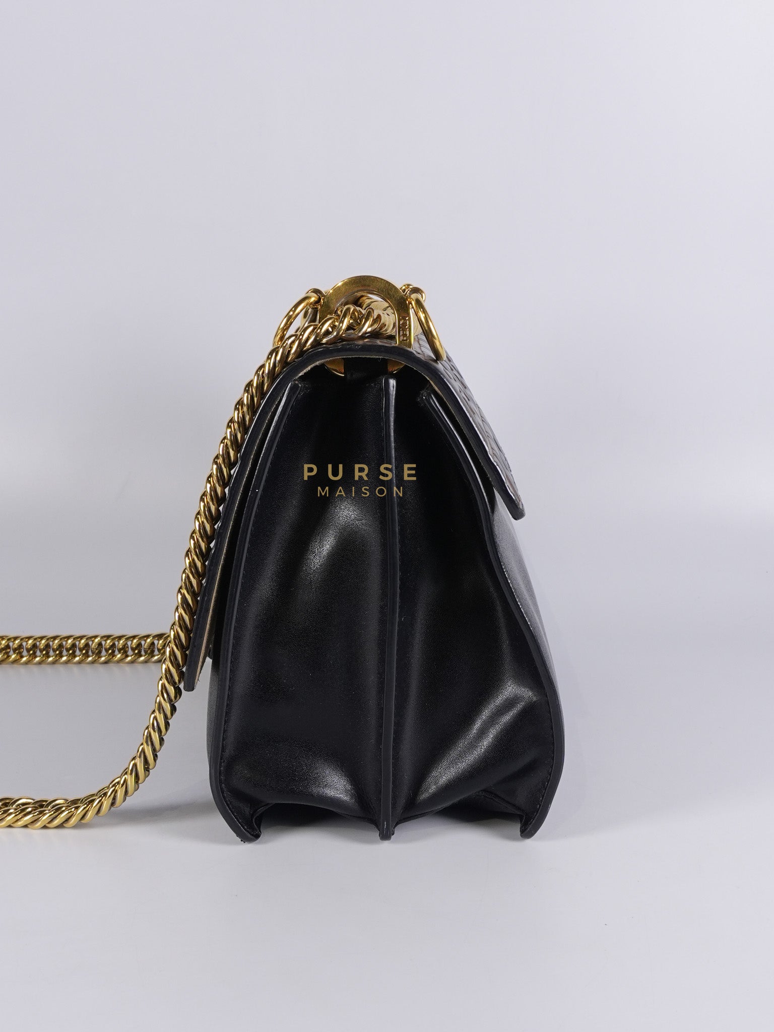 Vitello Liberty Bicolor and Gold Hardware | Purse Maison Luxury Bags Shop