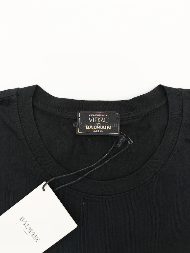 Vitkac x Logo T-shirt In Black Size Large | Purse Maison Luxury Bags Shop