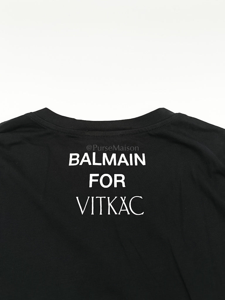 Vitkac x Logo T-shirt In Black Size Large | Purse Maison Luxury Bags Shop