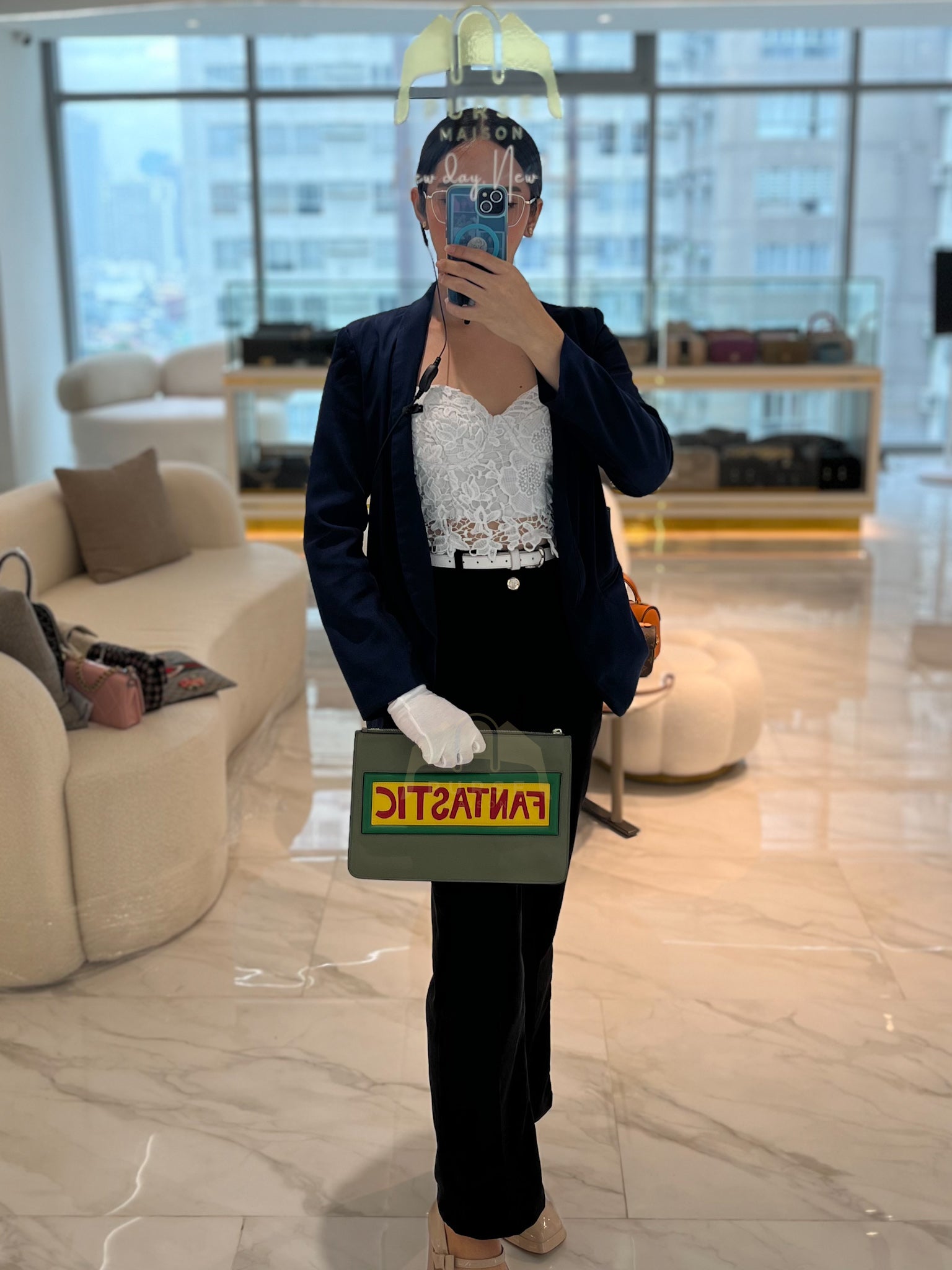 Vocabulary Fantastic Clutch Bag in Calfskin Leather | Purse Maison Luxury Bags Shop