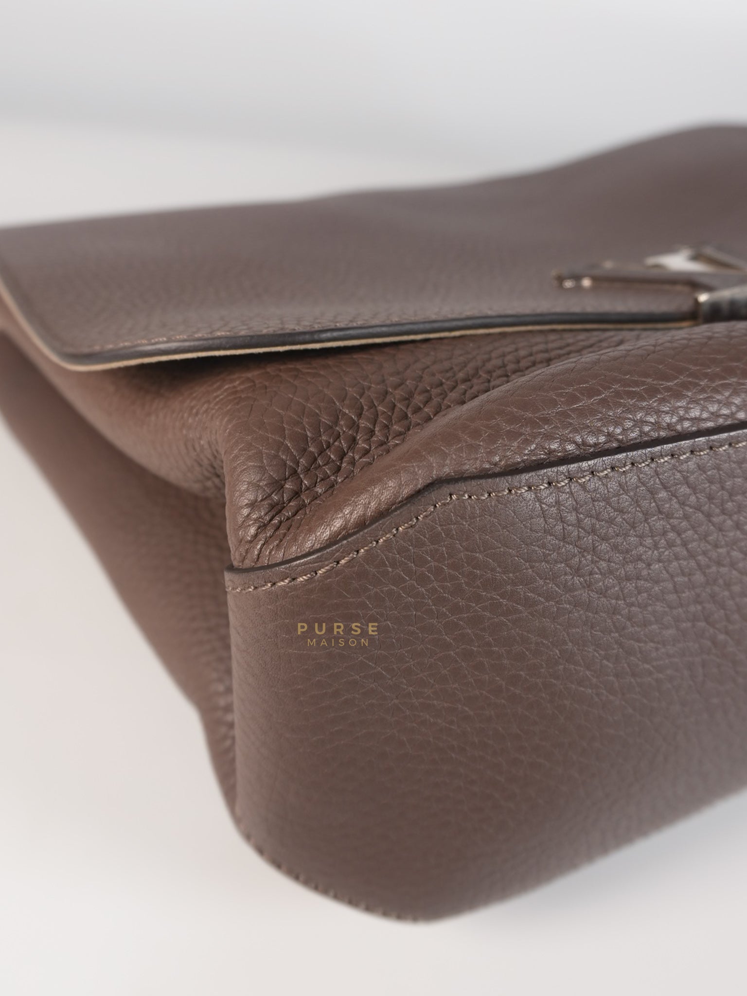 Volta Bag Taurillon Leather in Silver Hardware (Date Code: MI5115) | Purse Maison Luxury Bags Shop