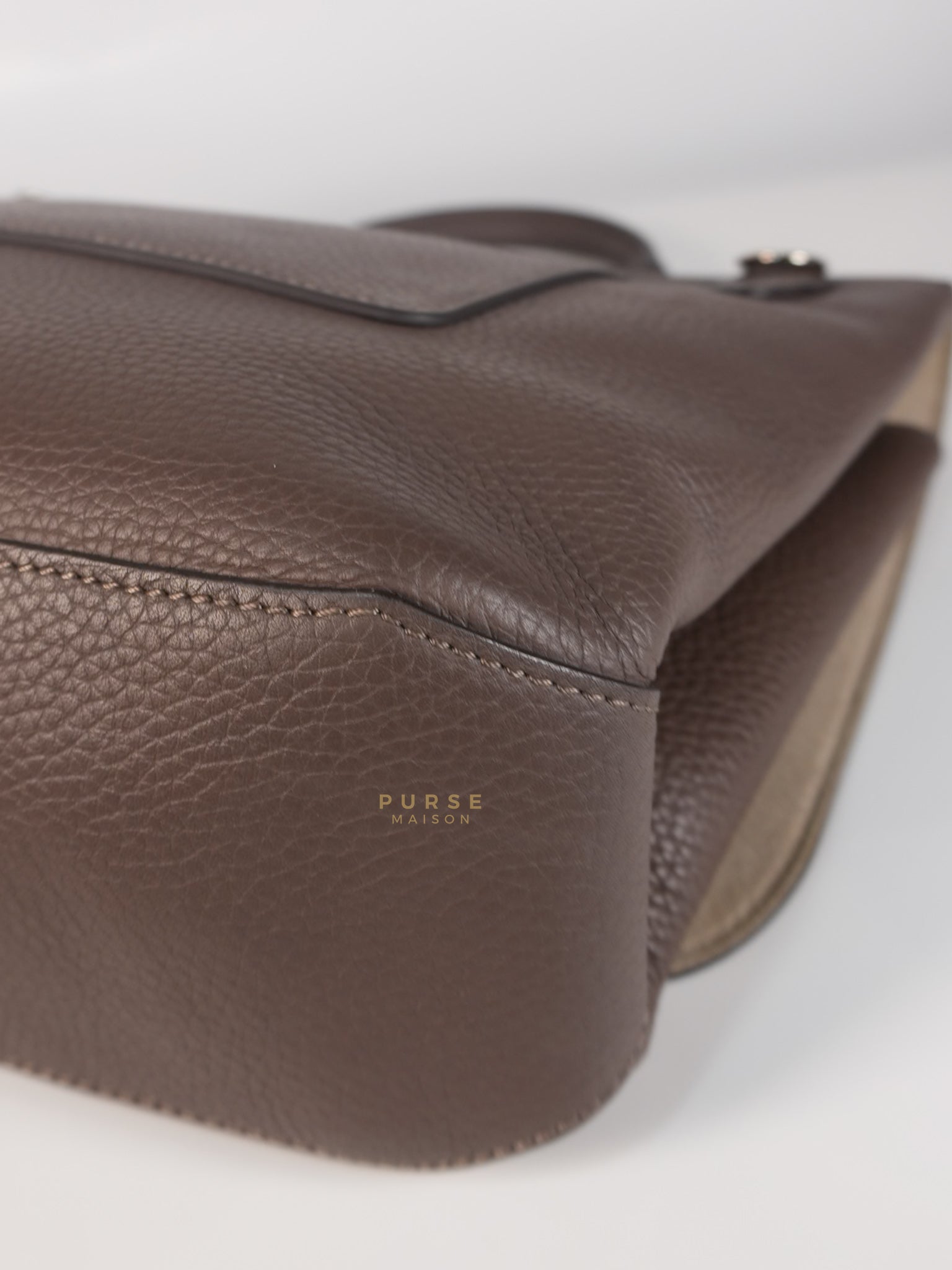 Volta Bag Taurillon Leather in Silver Hardware (Date Code: MI5115) | Purse Maison Luxury Bags Shop