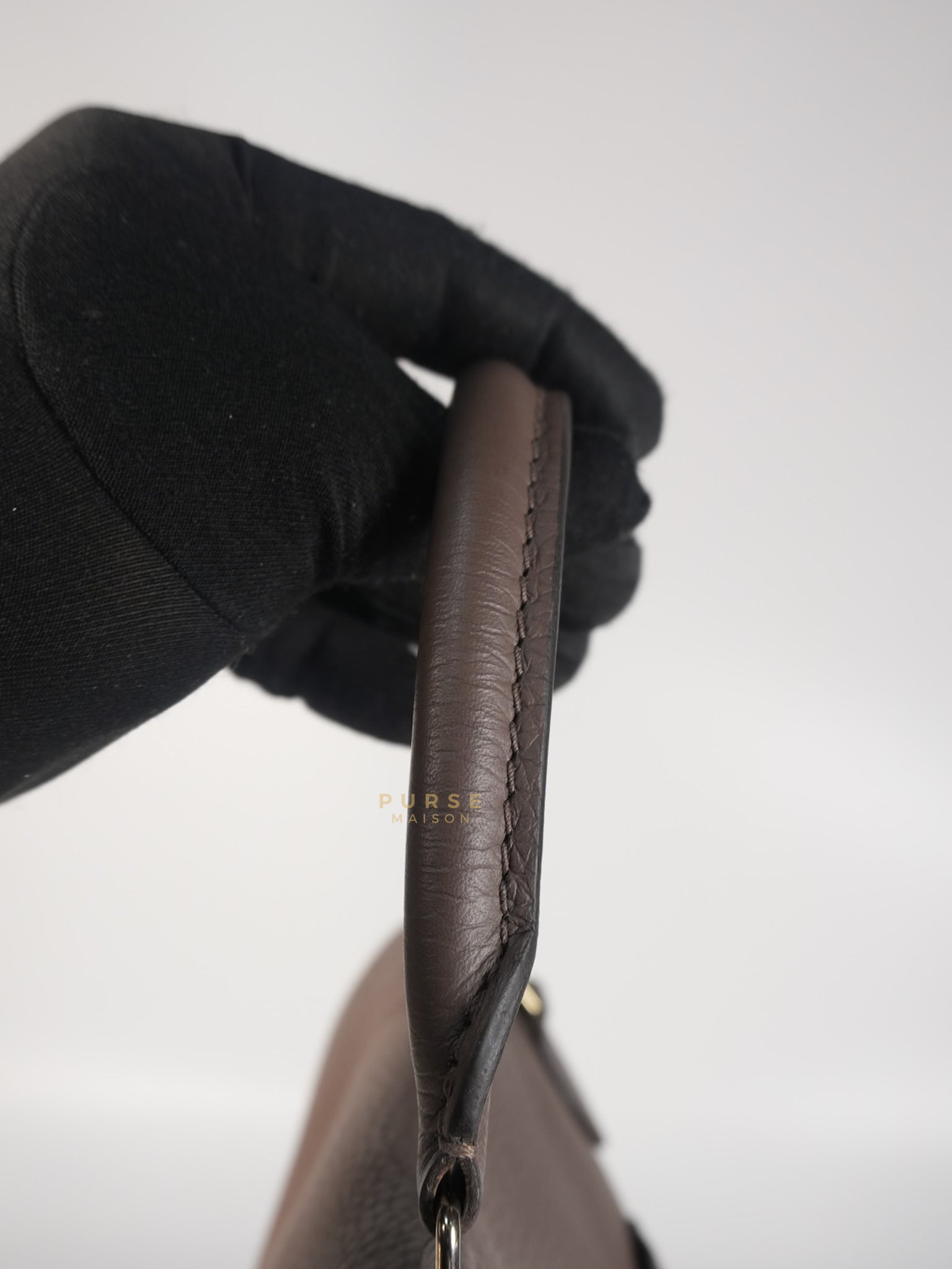 Volta Bag Taurillon Leather in Silver Hardware (Date Code: MI5115) | Purse Maison Luxury Bags Shop