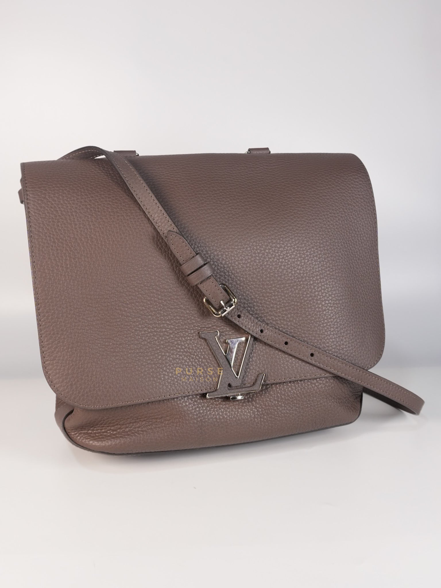 Volta Bag Taurillon Leather in Silver Hardware (Date Code: MI5115) | Purse Maison Luxury Bags Shop