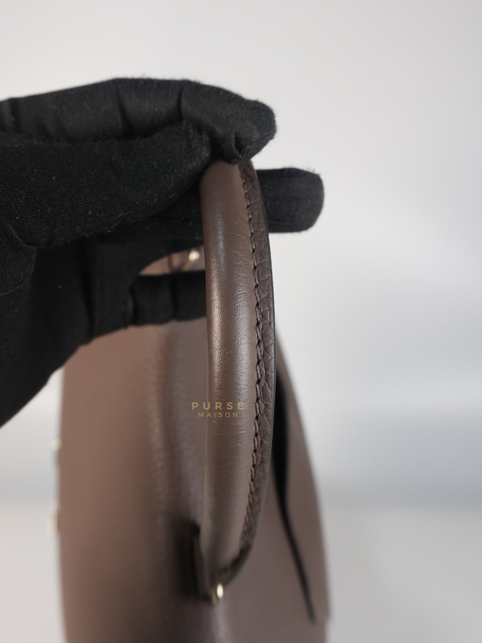 Volta Bag Taurillon Leather in Silver Hardware (Date Code: MI5115) | Purse Maison Luxury Bags Shop