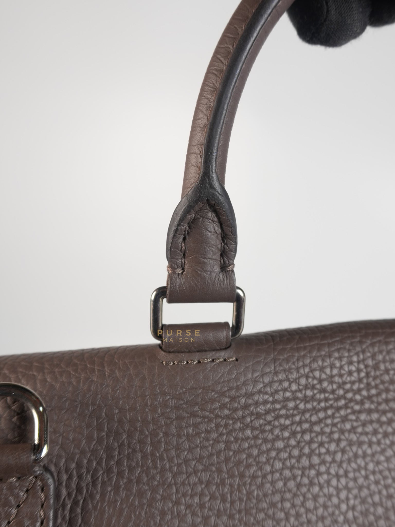 Volta Bag Taurillon Leather in Silver Hardware (Date Code: MI5115) | Purse Maison Luxury Bags Shop