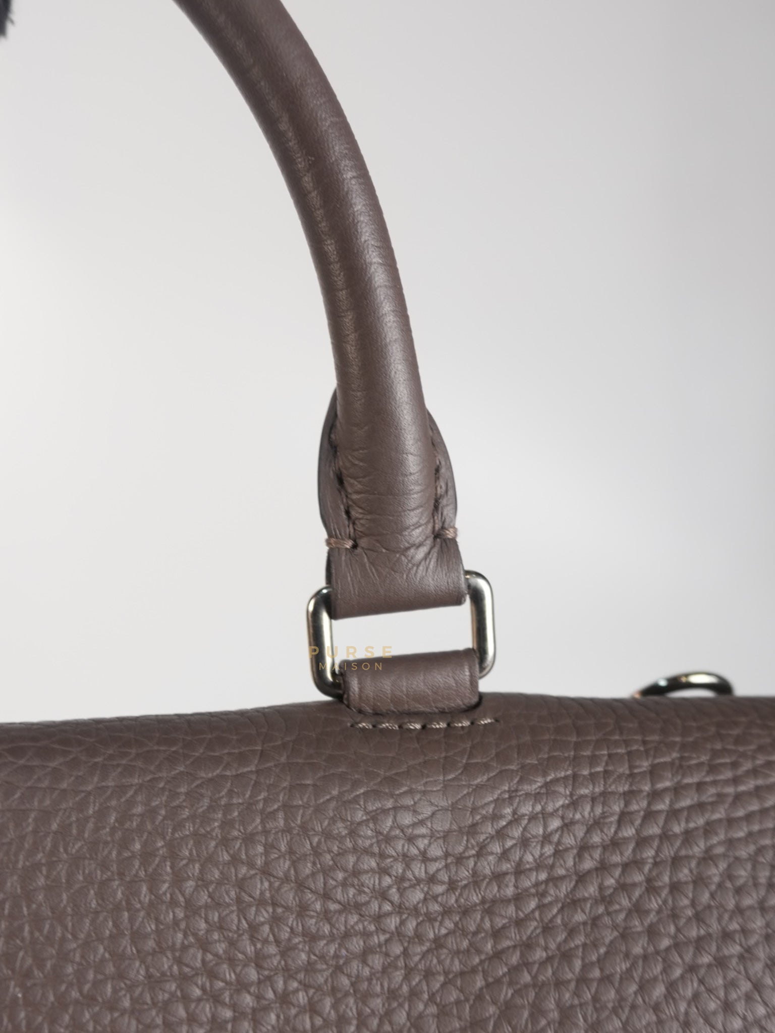 Volta Bag Taurillon Leather in Silver Hardware (Date Code: MI5115) | Purse Maison Luxury Bags Shop