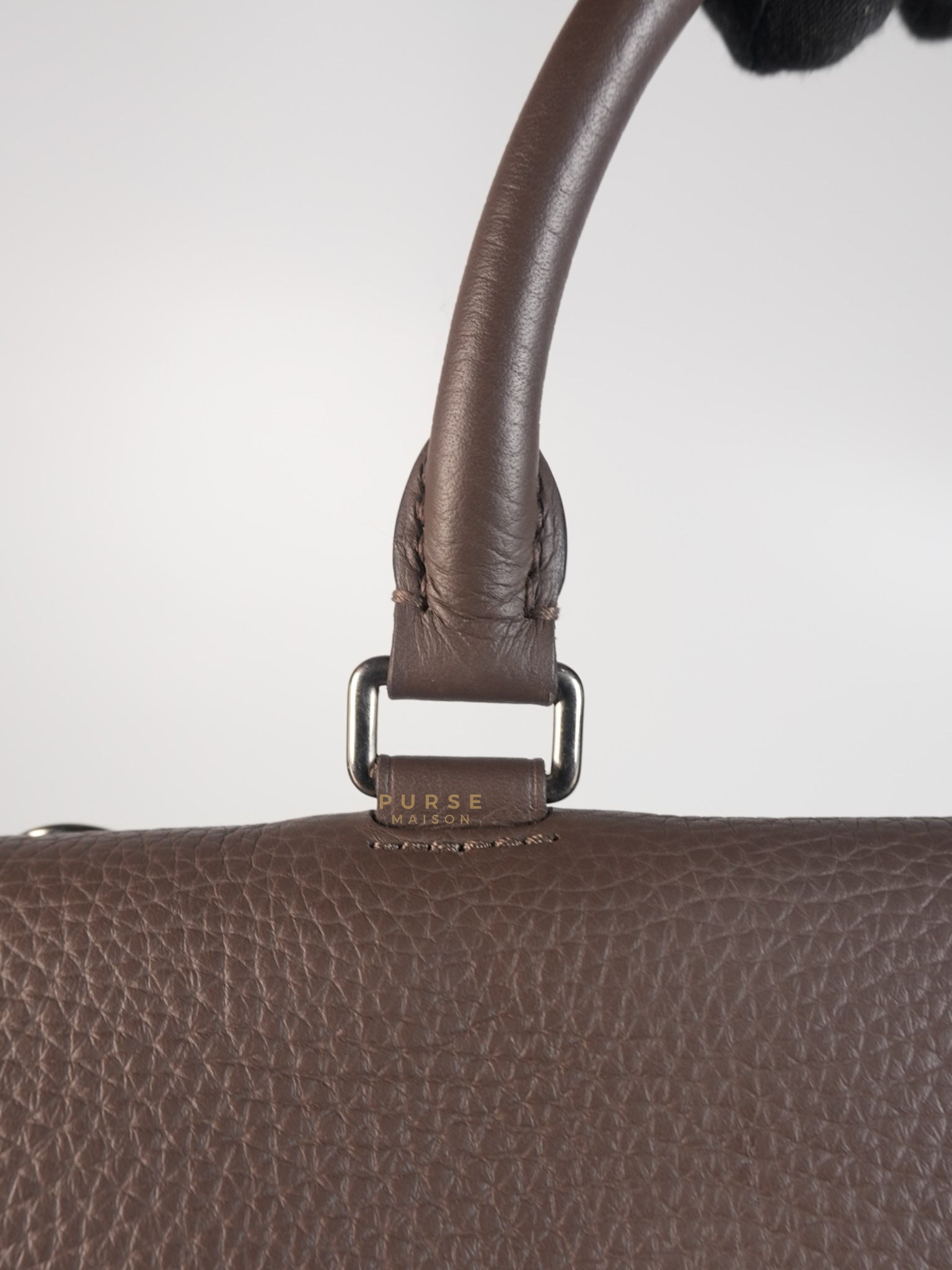 Volta Bag Taurillon Leather in Silver Hardware (Date Code: MI5115) | Purse Maison Luxury Bags Shop