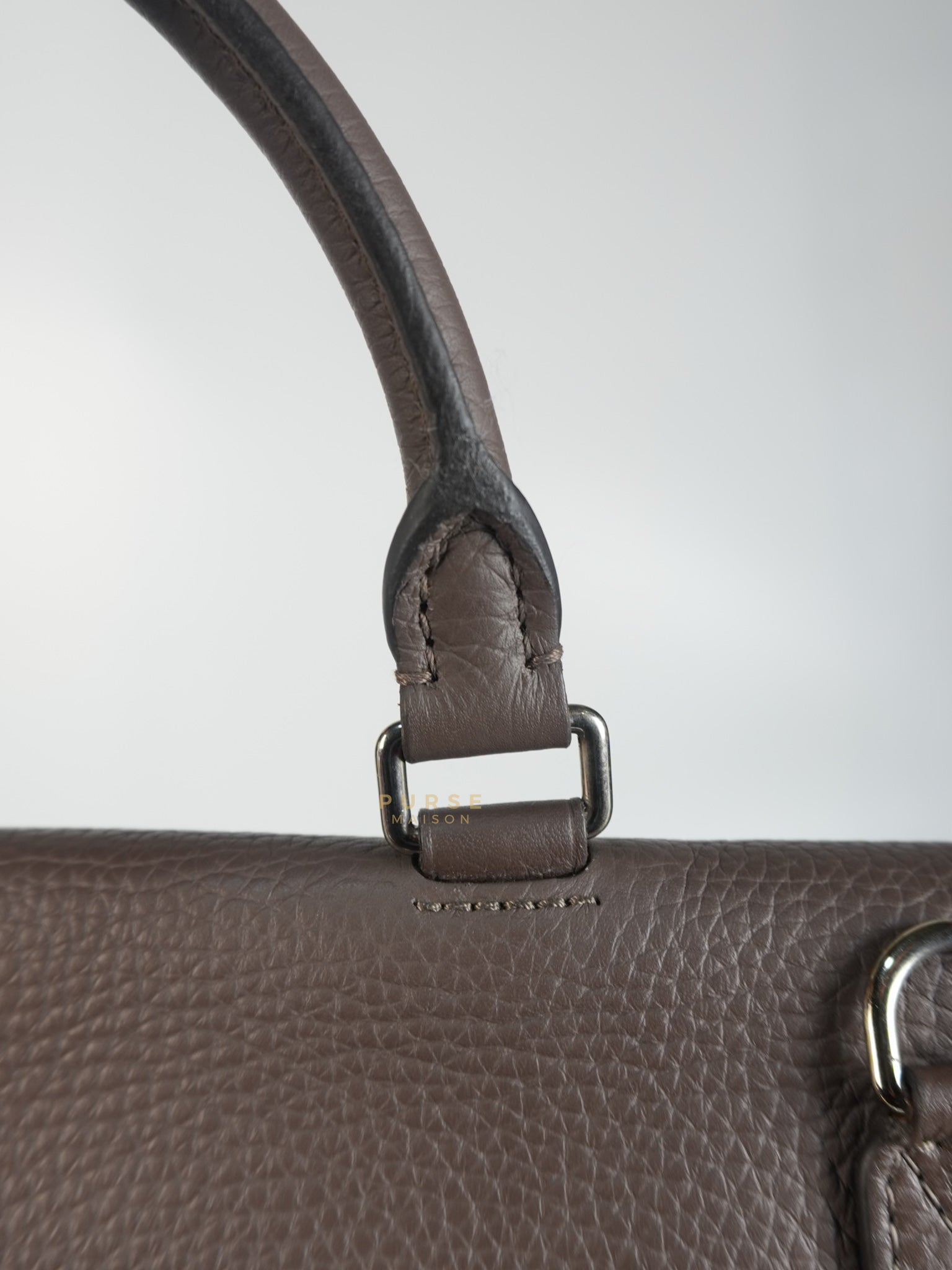 Volta Bag Taurillon Leather in Silver Hardware (Date Code: MI5115) | Purse Maison Luxury Bags Shop