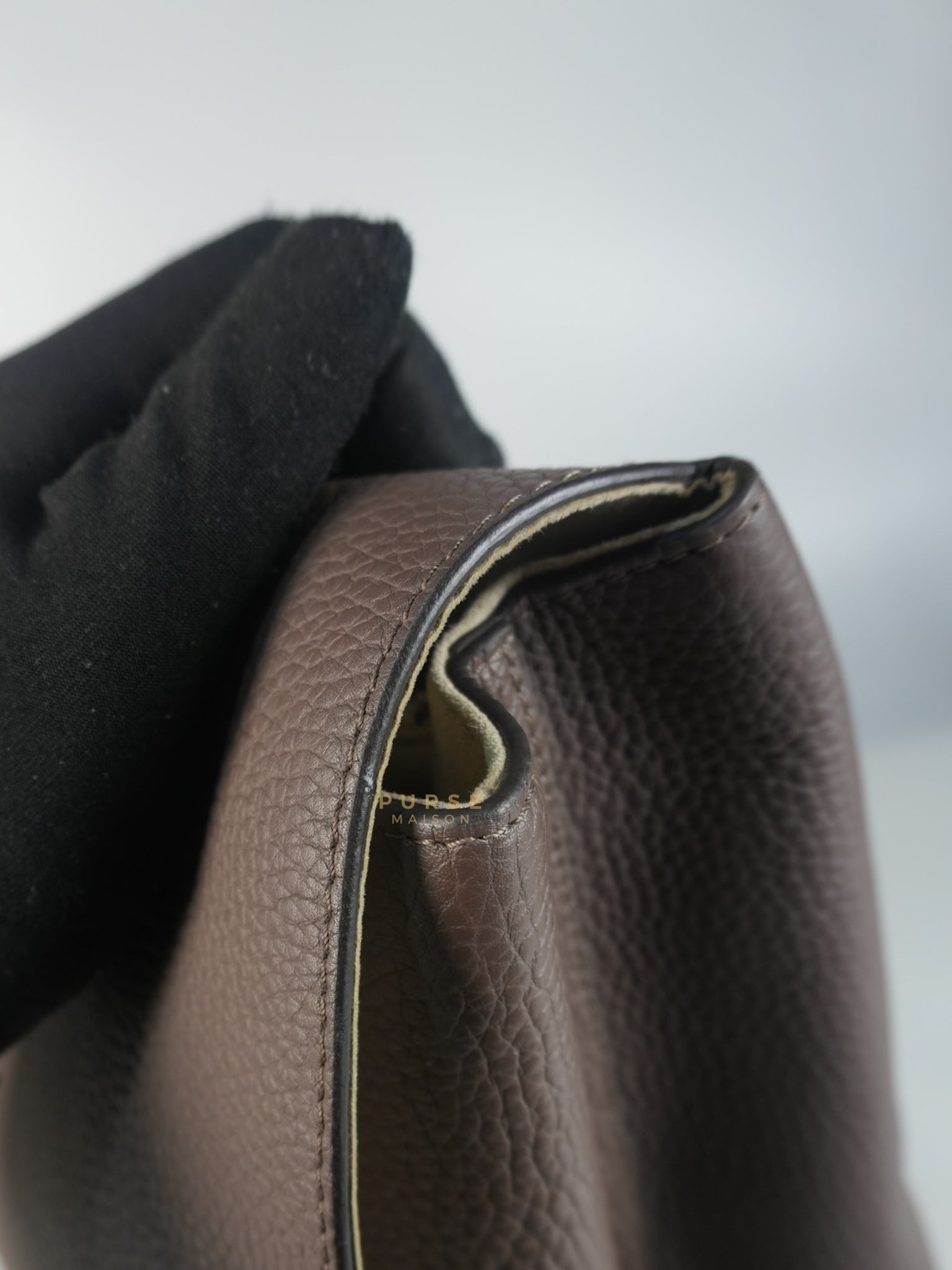 Volta Bag Taurillon Leather in Silver Hardware (Date Code: MI5115) | Purse Maison Luxury Bags Shop