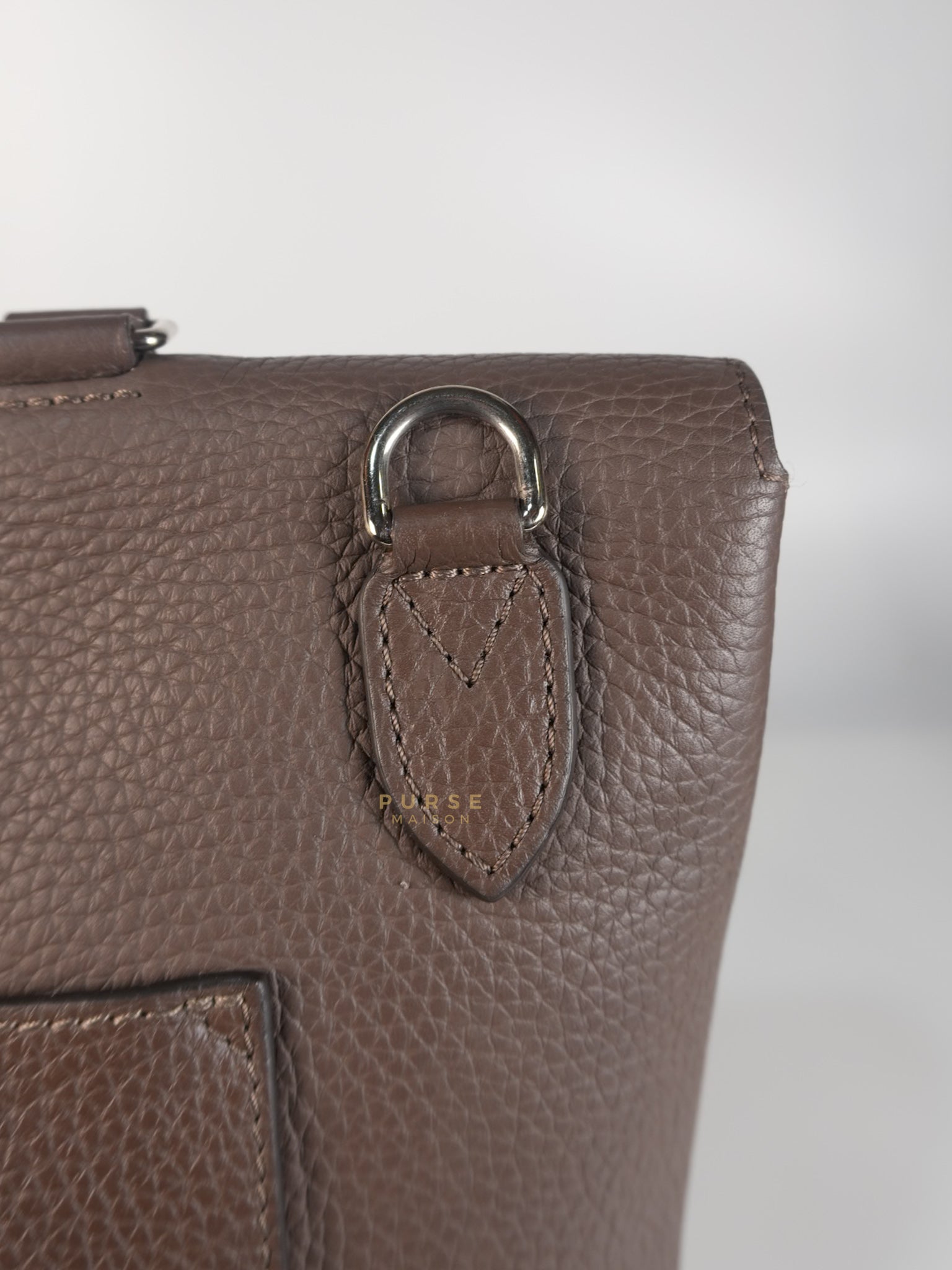 Volta Bag Taurillon Leather in Silver Hardware (Date Code: MI5115) | Purse Maison Luxury Bags Shop