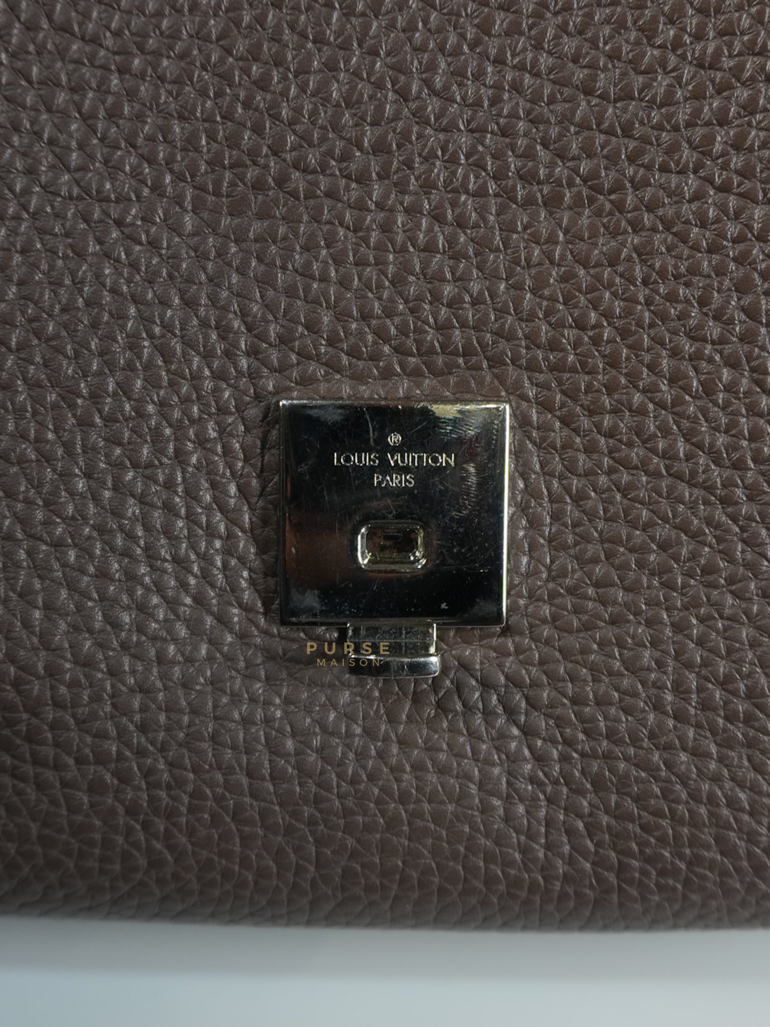 Volta Bag Taurillon Leather in Silver Hardware (Date Code: MI5115) | Purse Maison Luxury Bags Shop