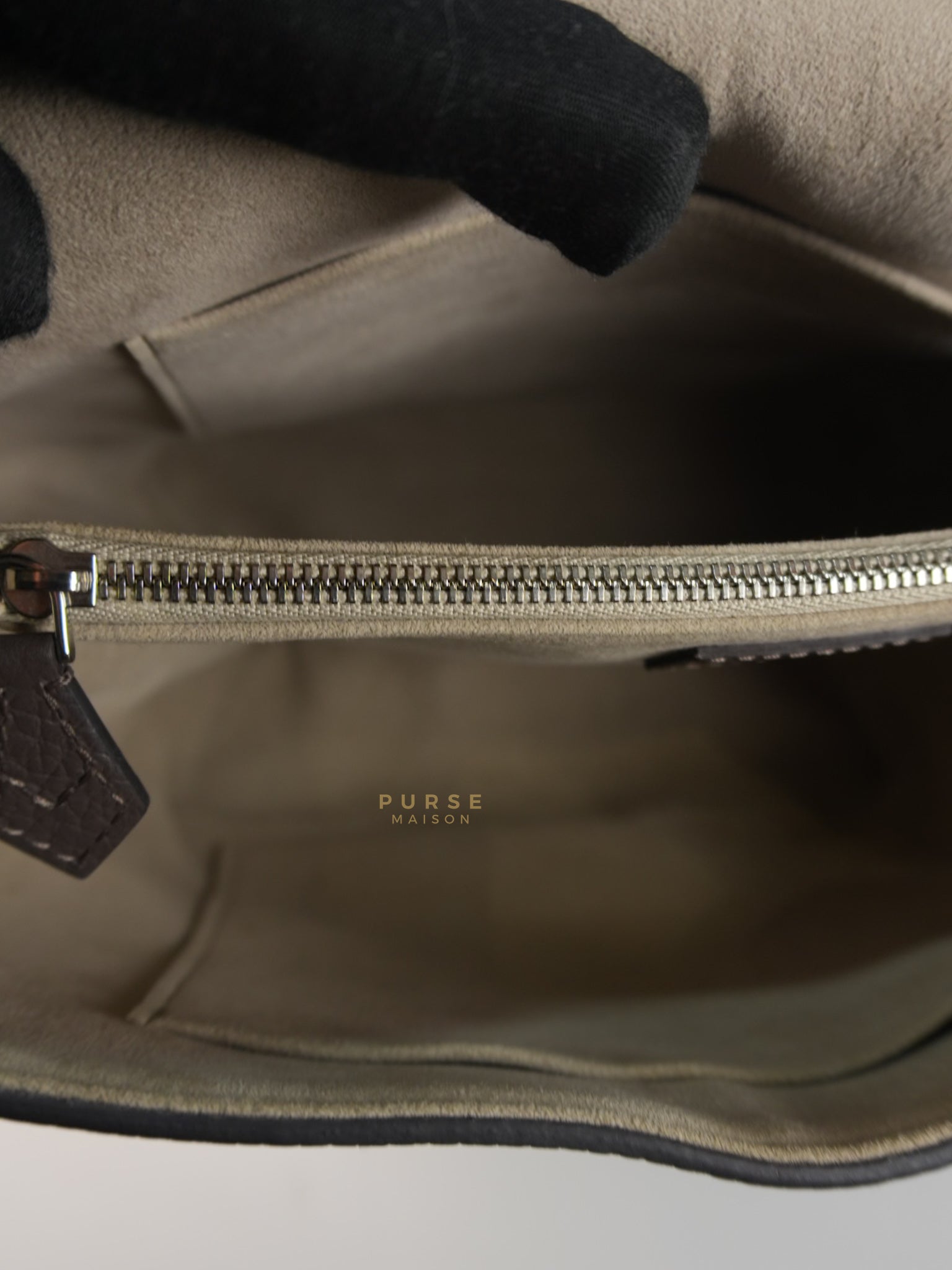 Volta Bag Taurillon Leather in Silver Hardware (Date Code: MI5115) | Purse Maison Luxury Bags Shop