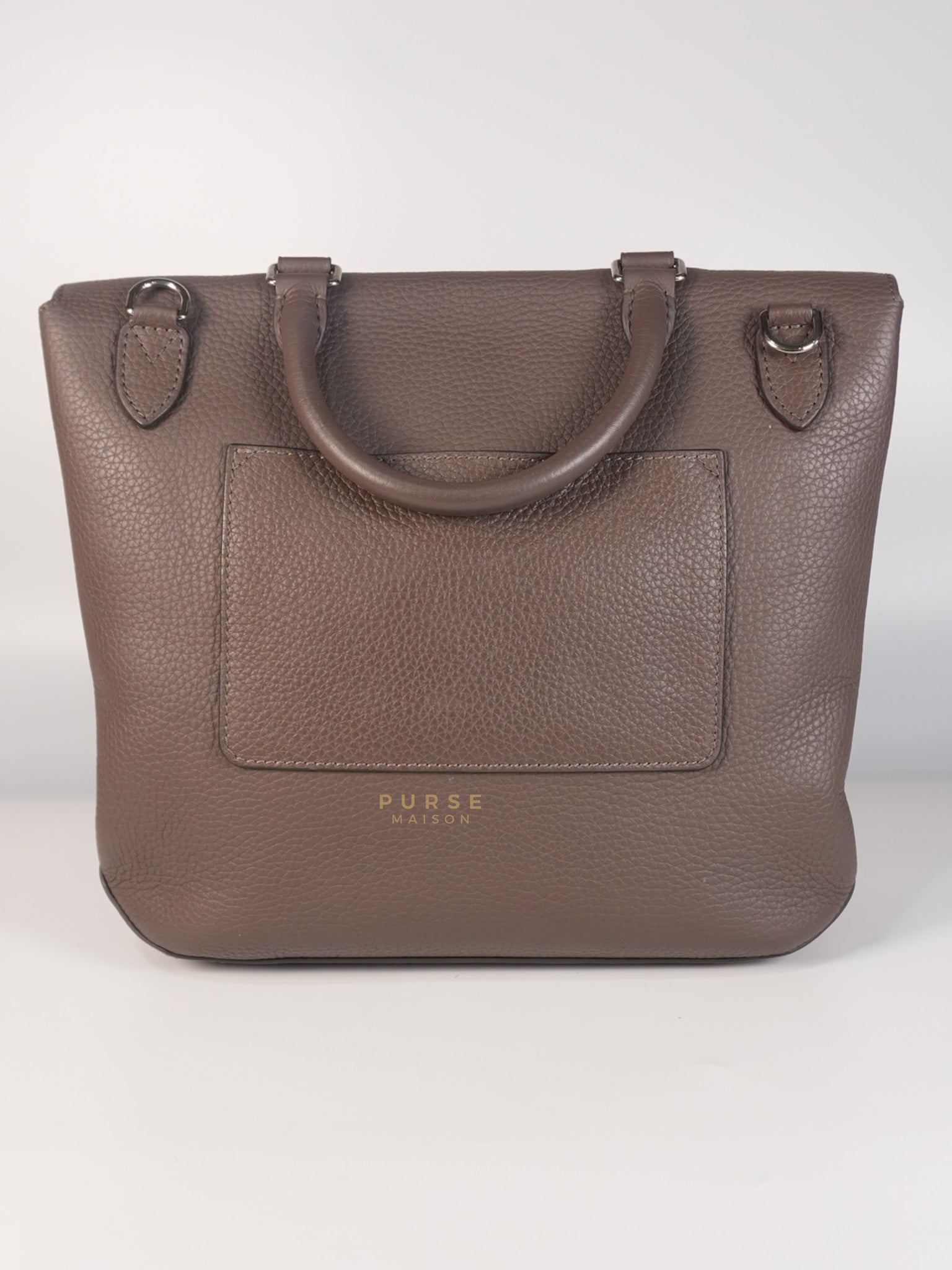 Volta Bag Taurillon Leather in Silver Hardware (Date Code: MI5115) | Purse Maison Luxury Bags Shop