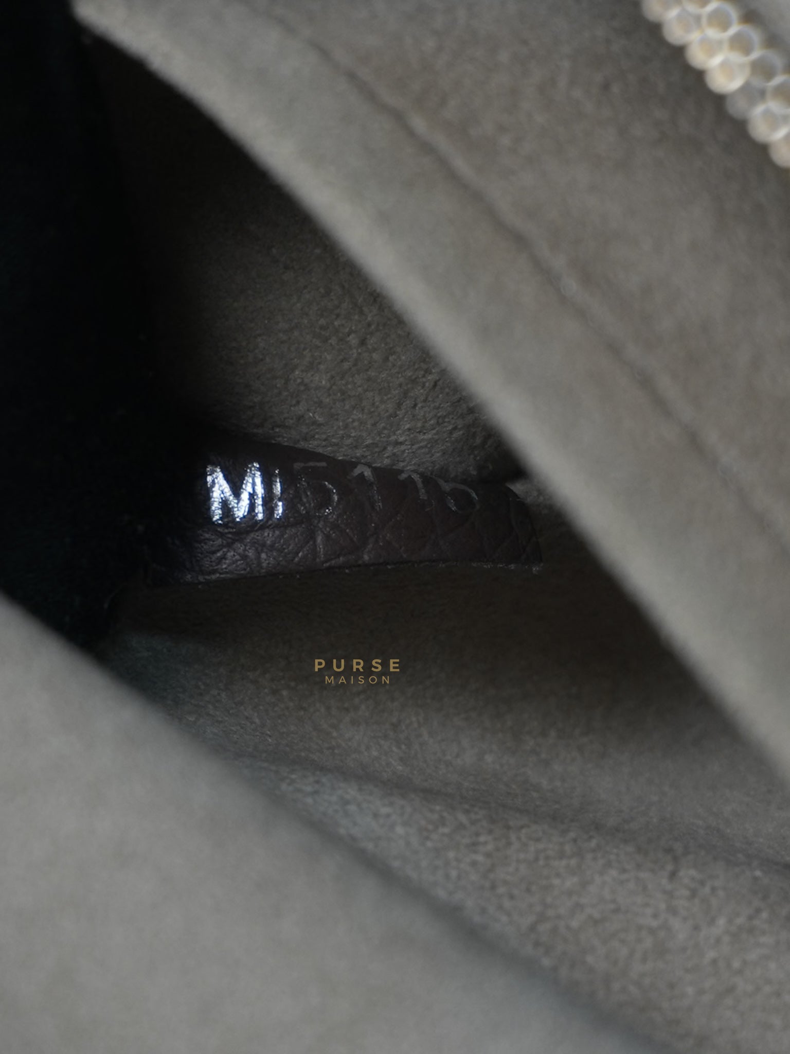 Volta Bag Taurillon Leather in Silver Hardware (Date Code: MI5115) | Purse Maison Luxury Bags Shop