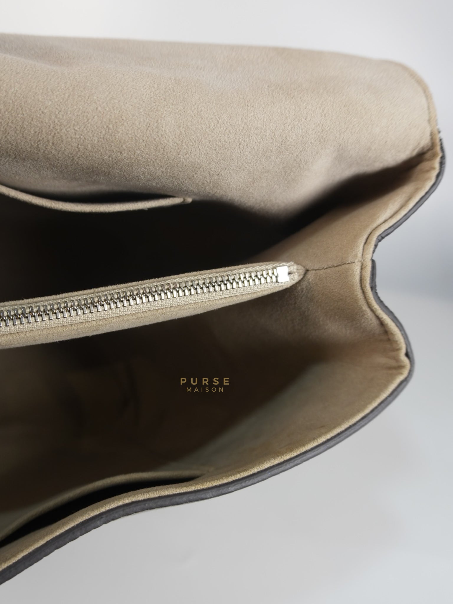 Volta Bag Taurillon Leather in Silver Hardware (Date Code: MI5115) | Purse Maison Luxury Bags Shop