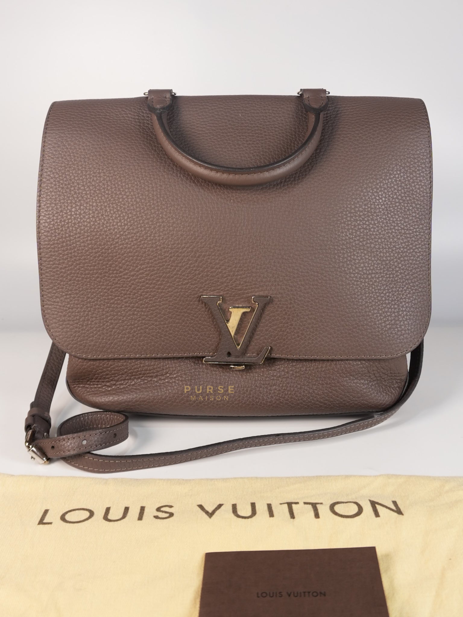 Volta Bag Taurillon Leather in Silver Hardware (Date Code: MI5115) | Purse Maison Luxury Bags Shop