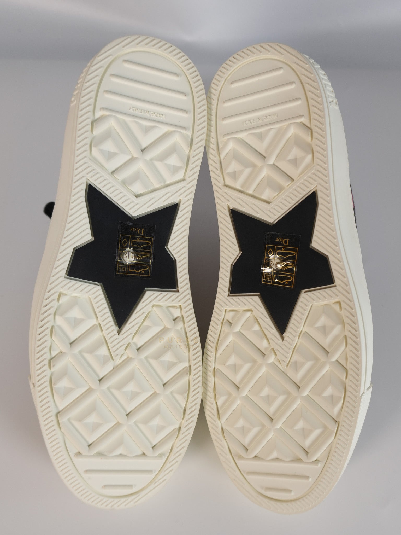 Walk'N Dior Black Pink Leopard Low Top Trainer Sneaker 38.5 EU (24cm) | Purse Maison Luxury Bags Shop