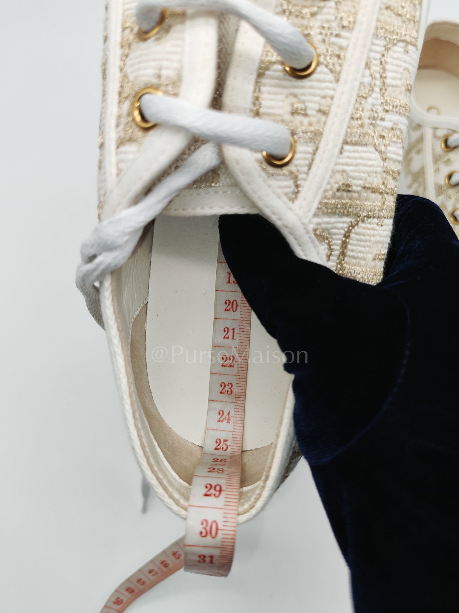 Walk'n'Dior Sneakers in Beige Oblique Embroidered Cotton Motif Size 37 Eu (23cm) | Purse Maison Luxury Bags Shop