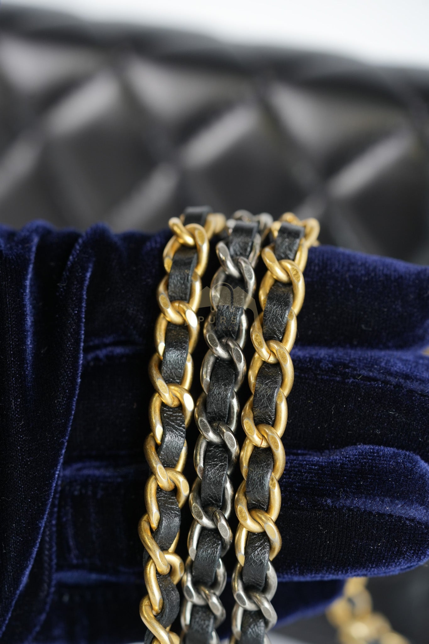 Wallet On Chain Coco Clips (WOC) Quilted Lambskin Leather and Mixed Hardware (Microchip) | Purse Maison Luxury Bags Shop