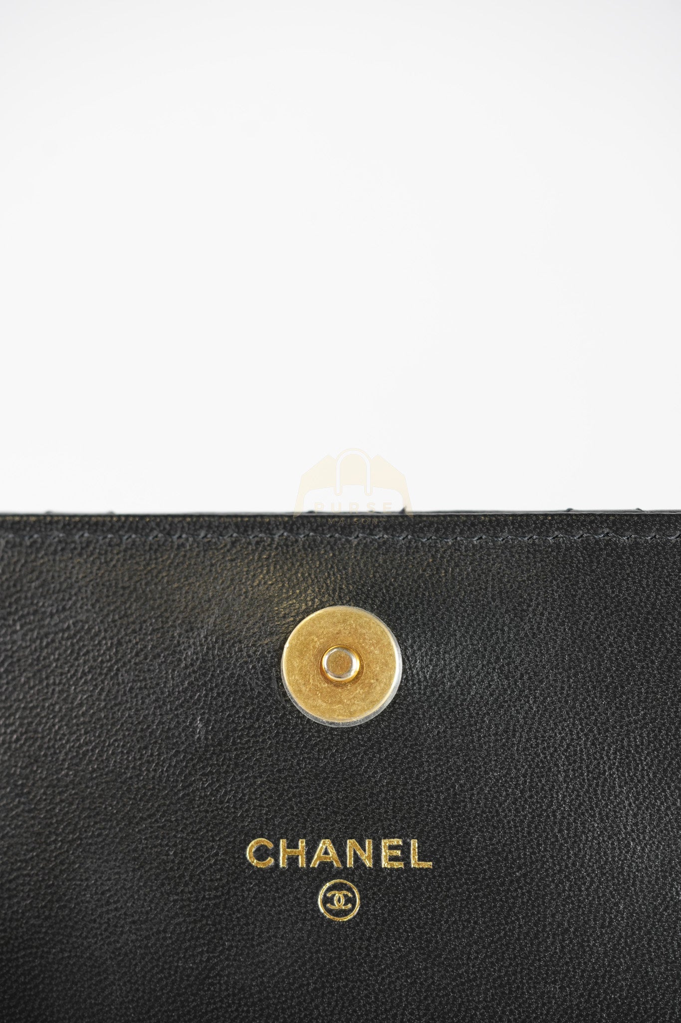 Wallet On Chain Coco Clips (WOC) Quilted Lambskin Leather and Mixed Hardware (Microchip) | Purse Maison Luxury Bags Shop