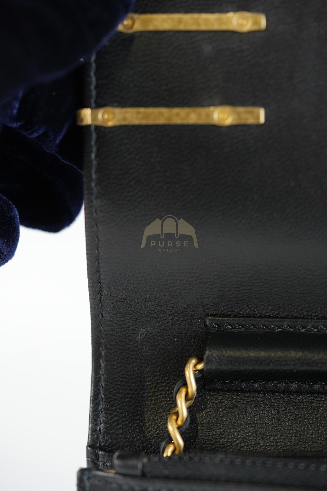 Wallet On Chain Coco Clips (WOC) Quilted Lambskin Leather and Mixed Hardware (Microchip) | Purse Maison Luxury Bags Shop