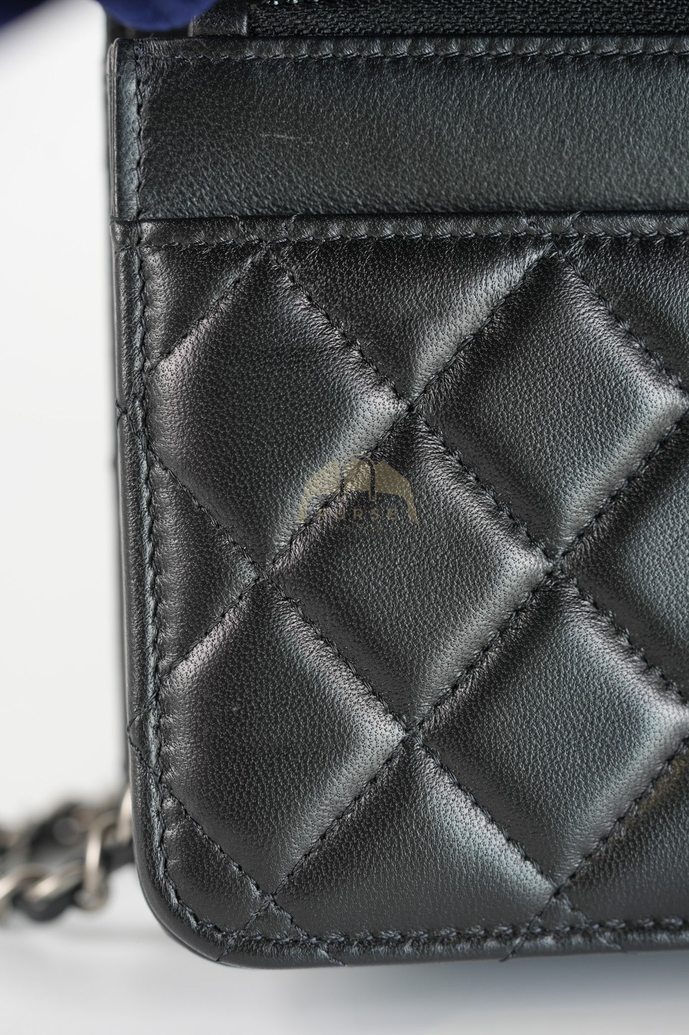 Wallet On Chain Coco Clips (WOC) Quilted Lambskin Leather and Mixed Hardware (Microchip) | Purse Maison Luxury Bags Shop