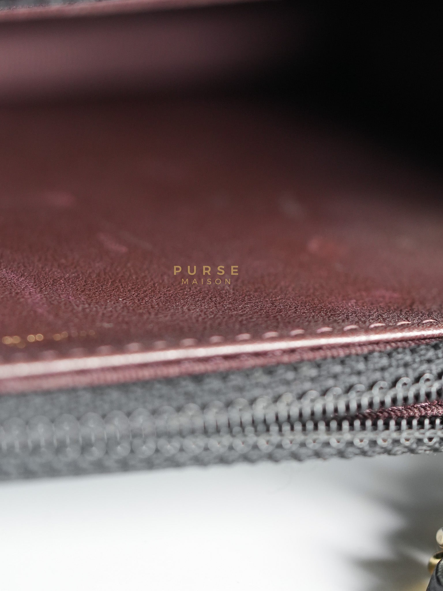 Wallet on Chain in Black Quilted Caviar Leather & Gold Hardware Series 26 | Purse Maison Luxury Bags Shop